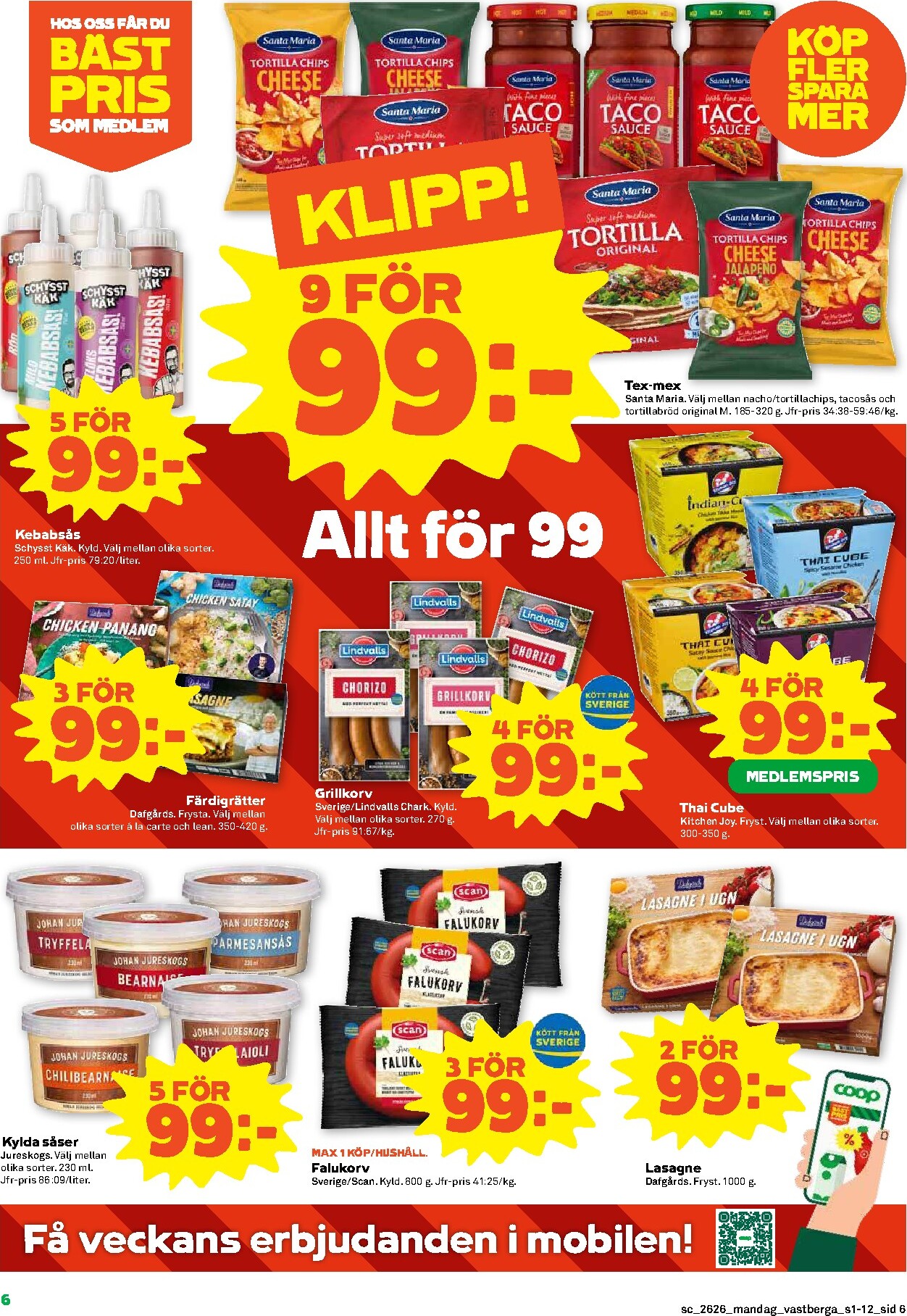 coop - Nytt Stora Coop reklamblad från måndag, 22/06/2026 till söndag, 28/06/2026 - page: 6