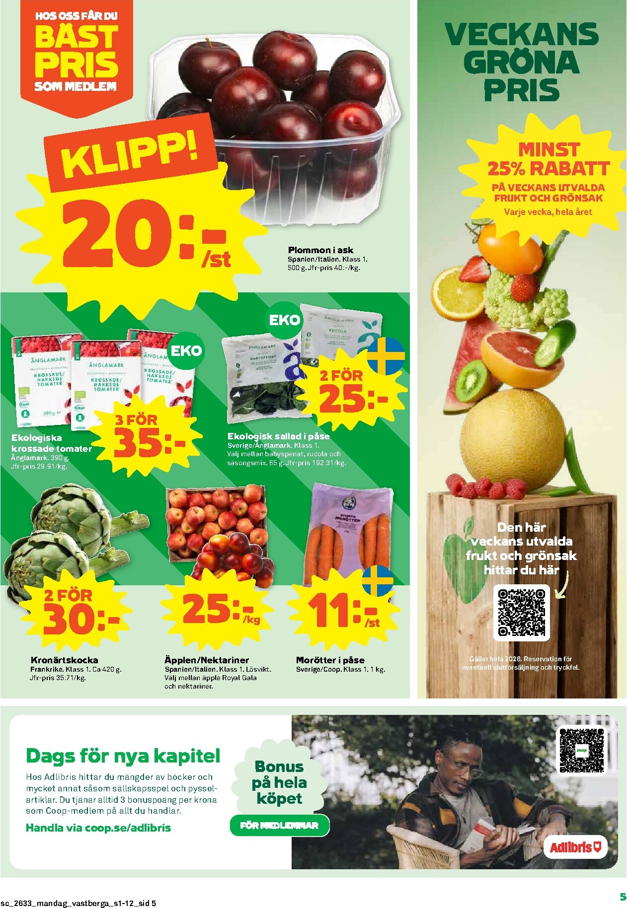 coop - Nytt Stora Coop - Familjefest reklamblad från måndag, 10/08/2026 till söndag, 16/08/2026 - page: 5