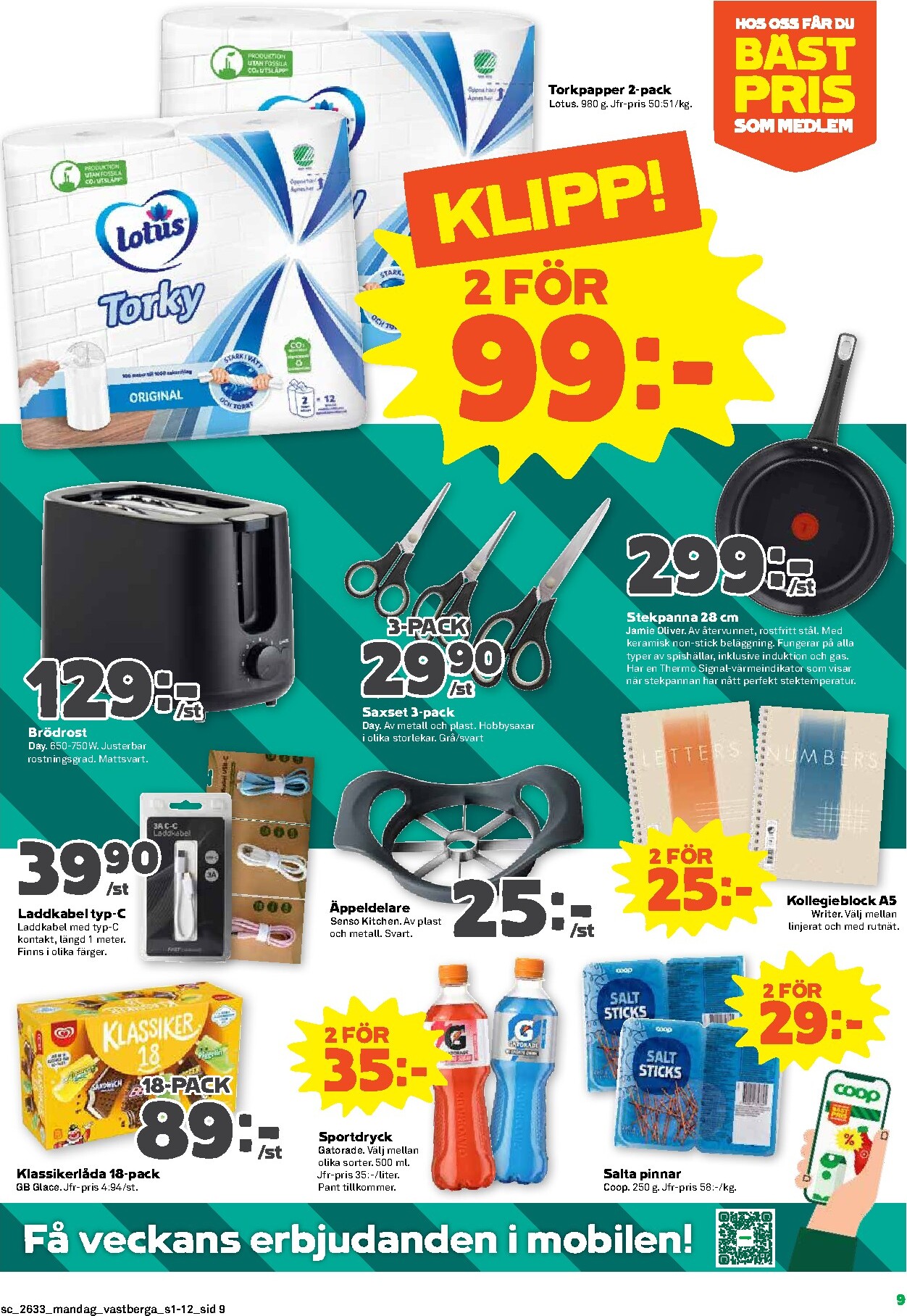 coop - Nytt Stora Coop - Familjefest reklamblad från måndag, 10/08/2026 till söndag, 16/08/2026 - page: 9
