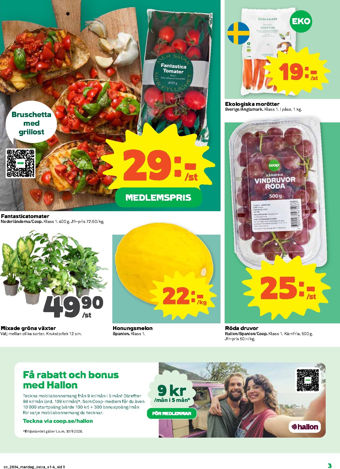 coop - Nytt Coop reklamblad från måndag, 17/08/2026 till söndag, 23/08/2026 - page: 3