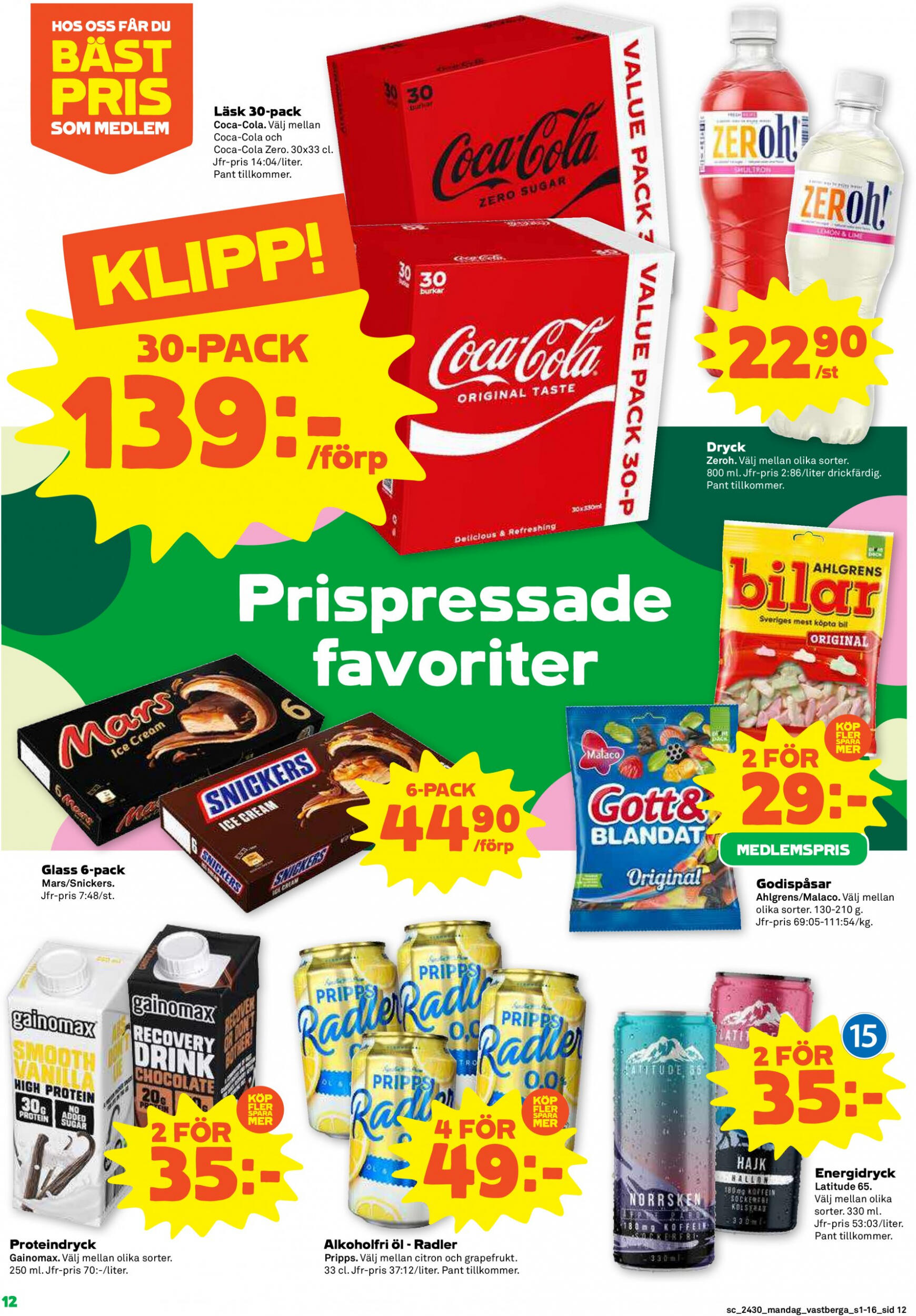 coop - Flyer Stora Coop current 22.07. - 28.07. - page: 12