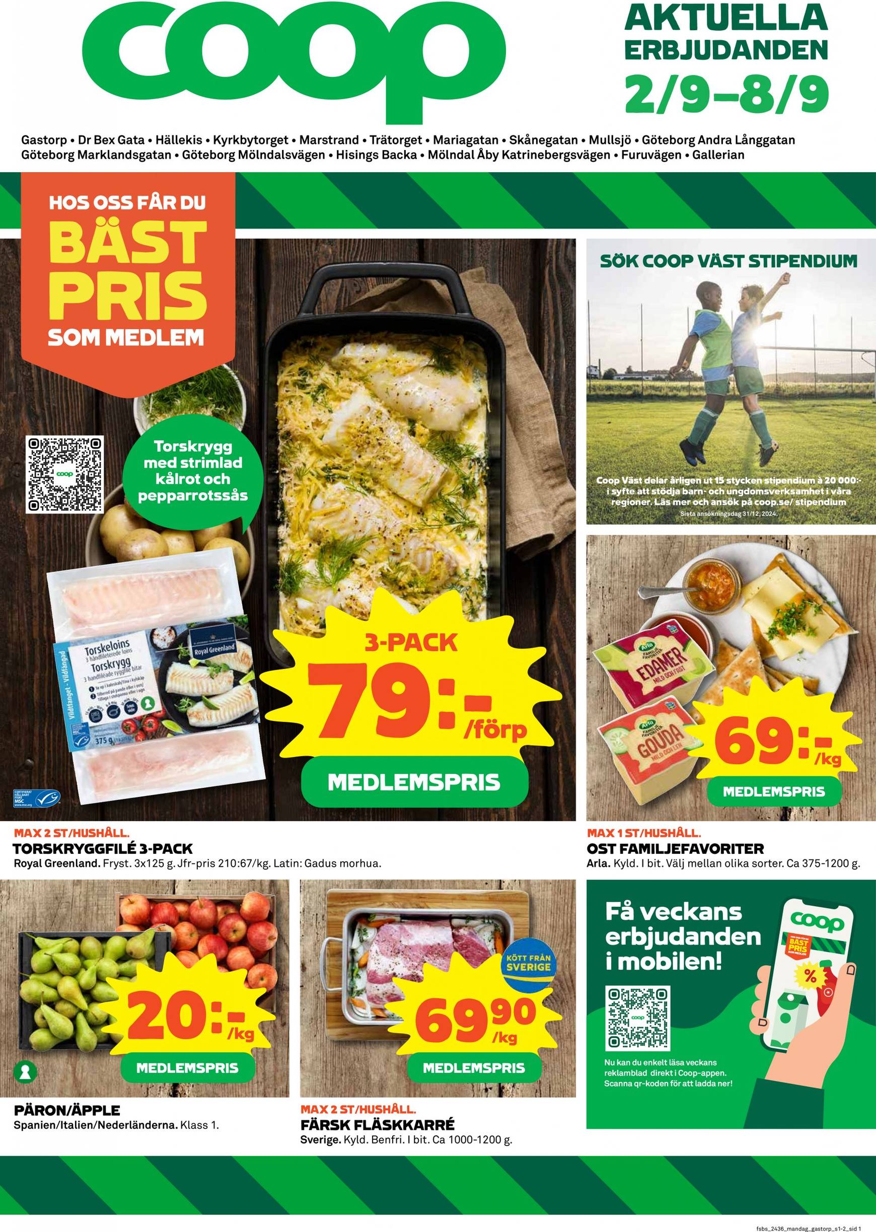 coop - Coop-reklambladet giltigt från 02.09. - 08.09. - page: 1