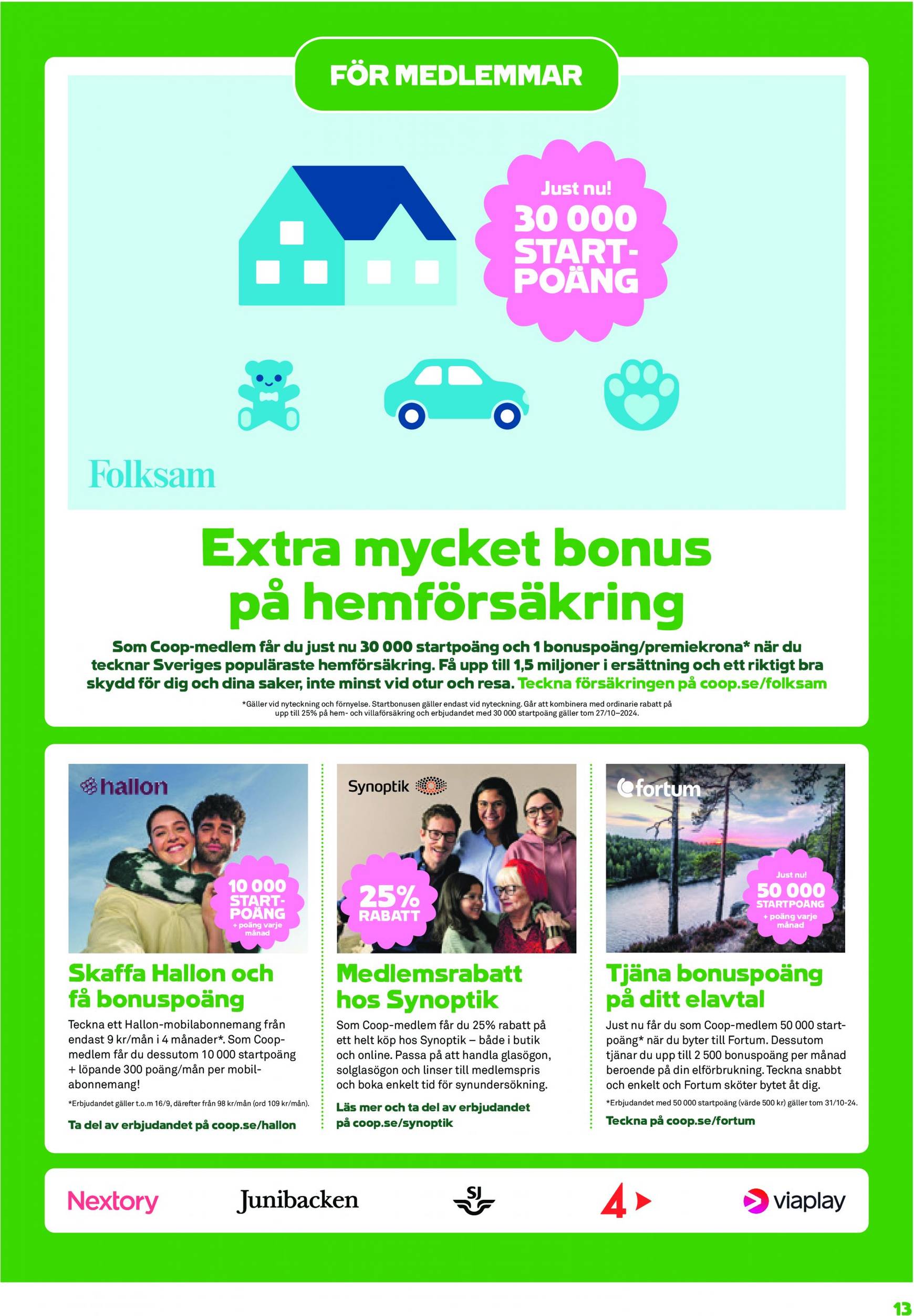 coop - Stora Coop-reklambladet giltigt från 02.09. - 08.09. - page: 13