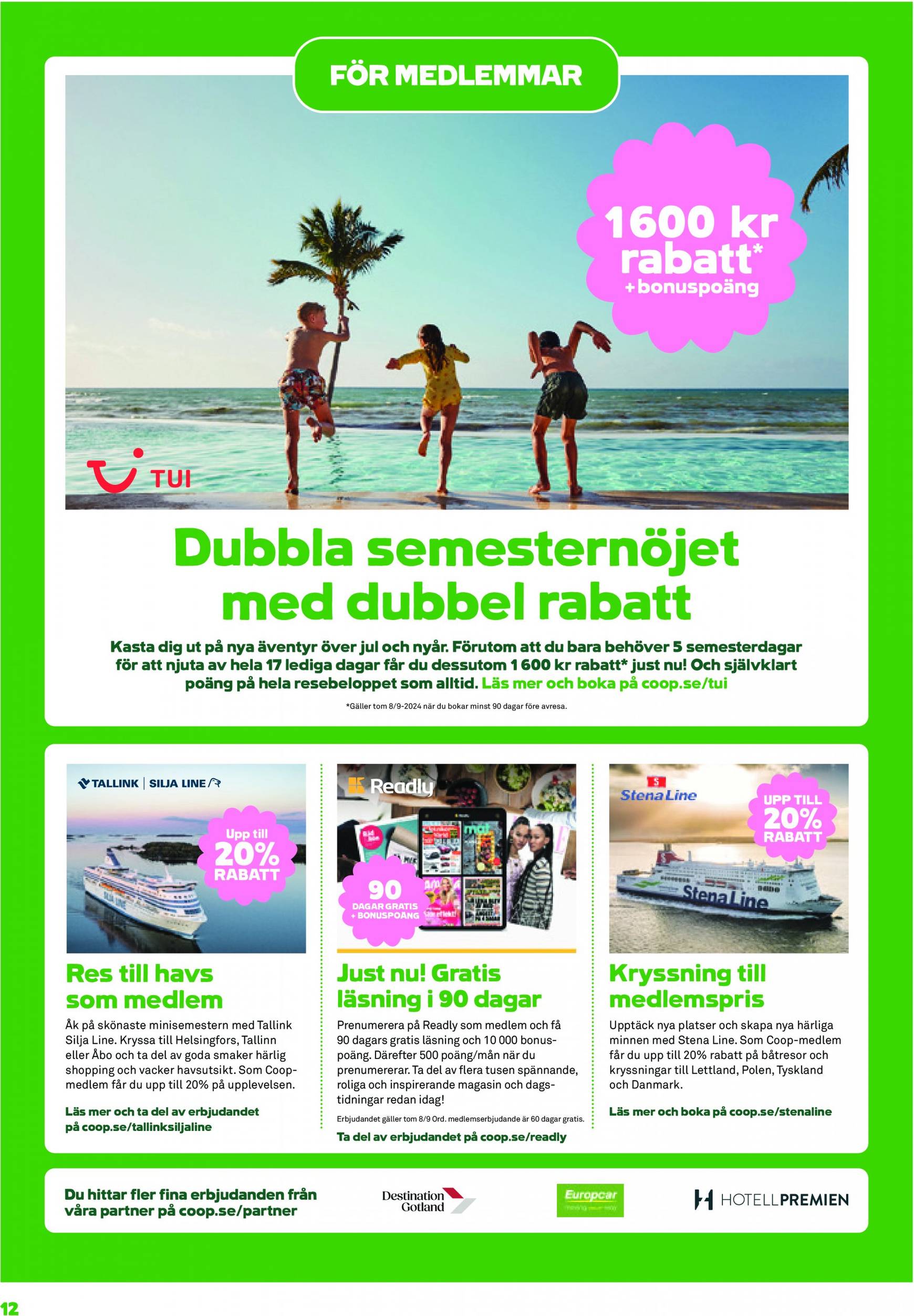 coop - Stora Coop-reklambladet giltigt från 02.09. - 08.09. - page: 12