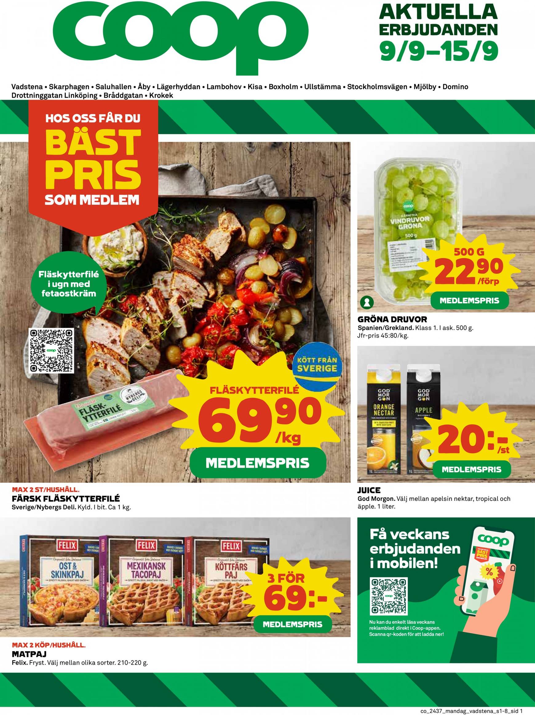 coop - Coop-reklambladet giltigt från 09.09. - 15.09.