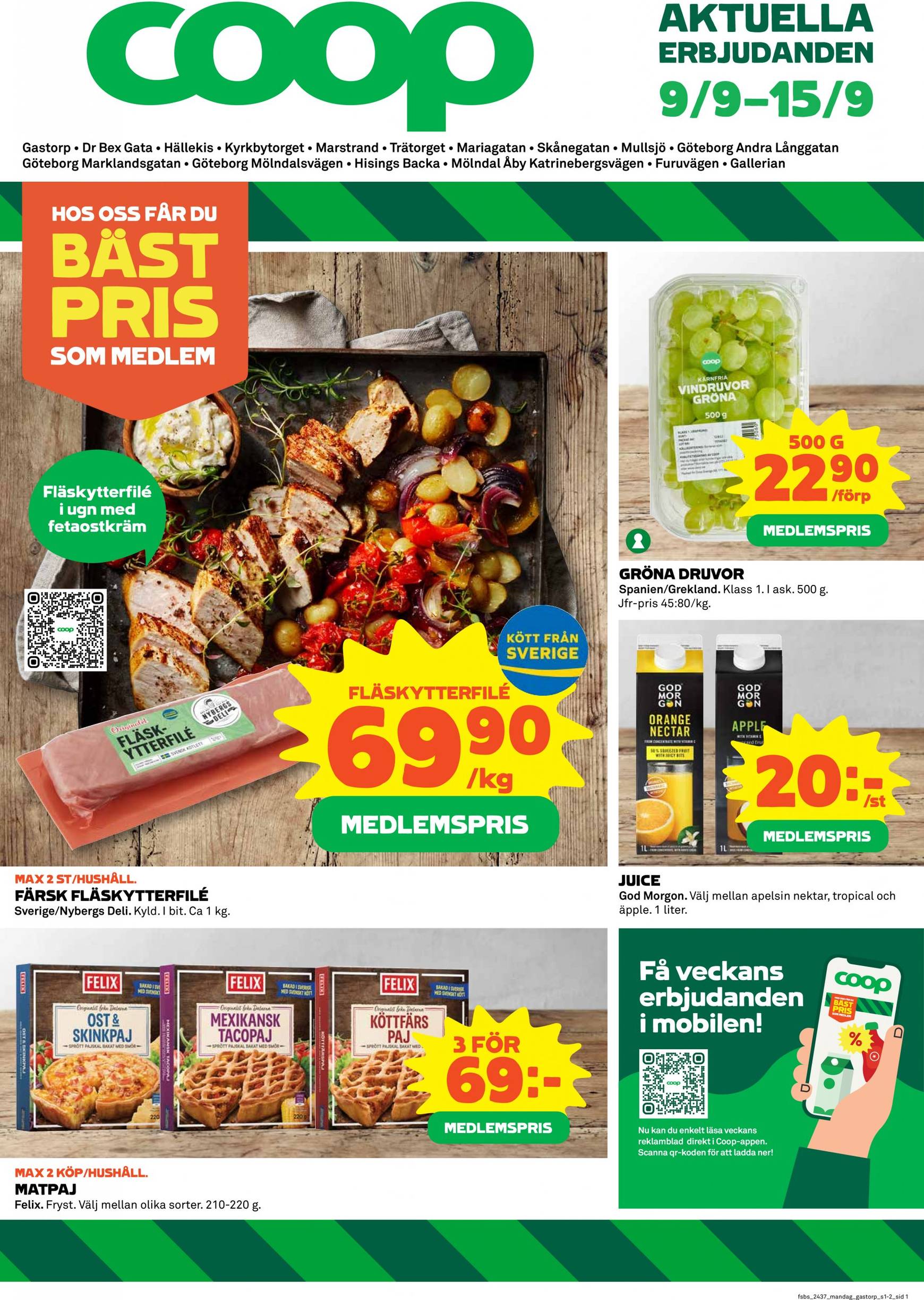 coop - Coop-reklambladet giltigt från 09.09. - 15.09. - page: 1