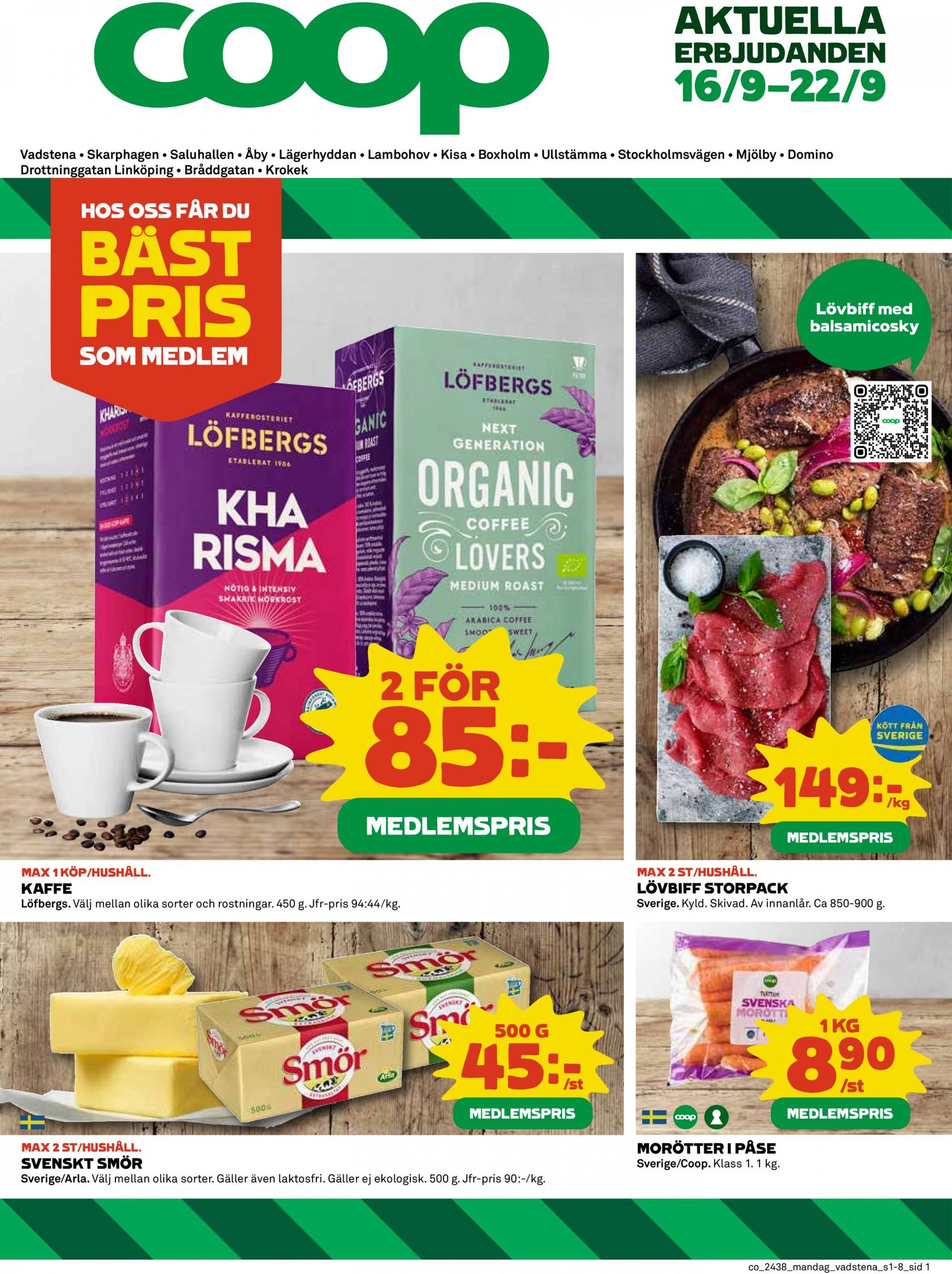 coop - Coop-reklambladet giltigt från 16.09. - 22.09.