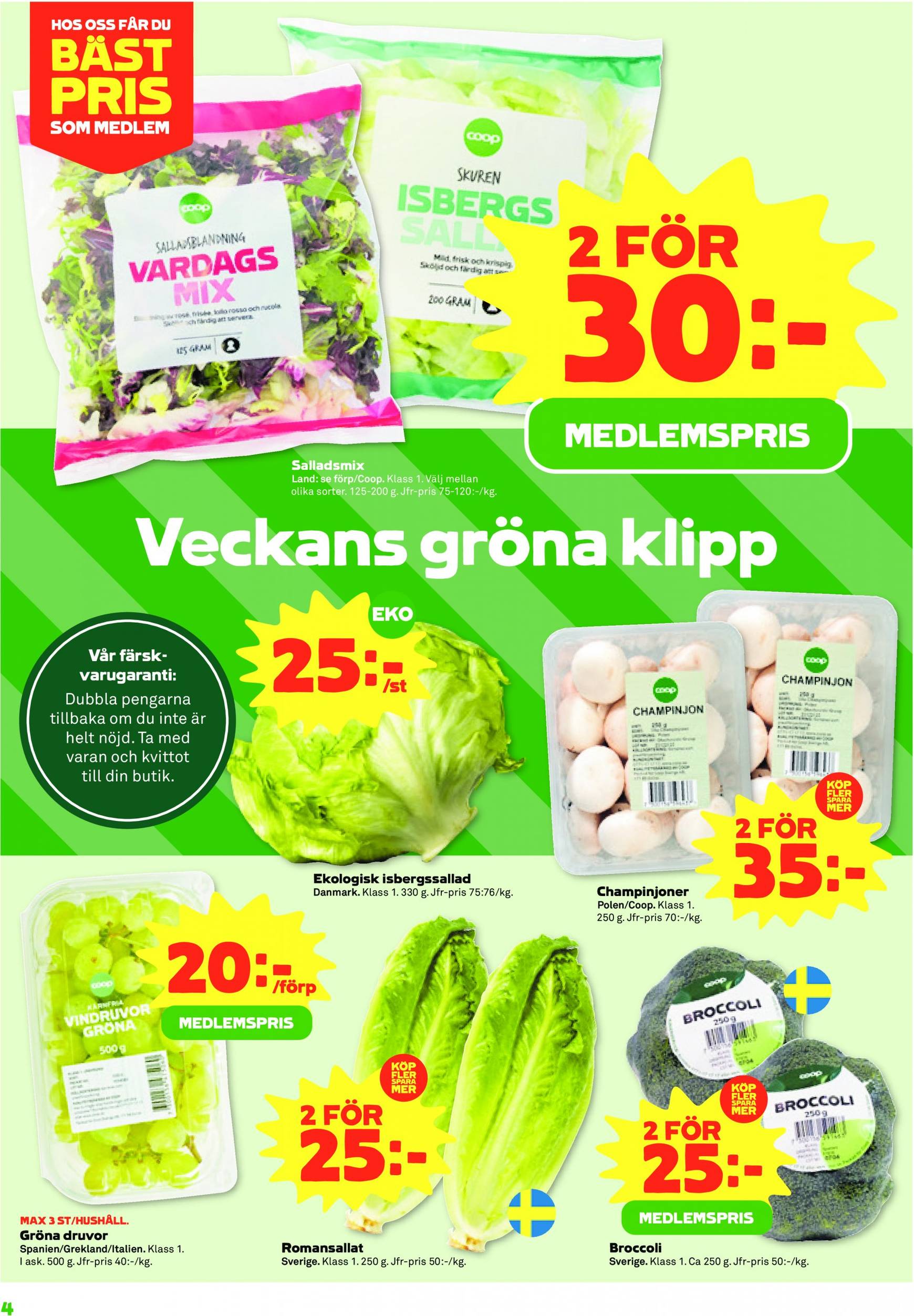 coop - Stora Coop-reklambladet giltigt från 16.09. - 22.09. - page: 4