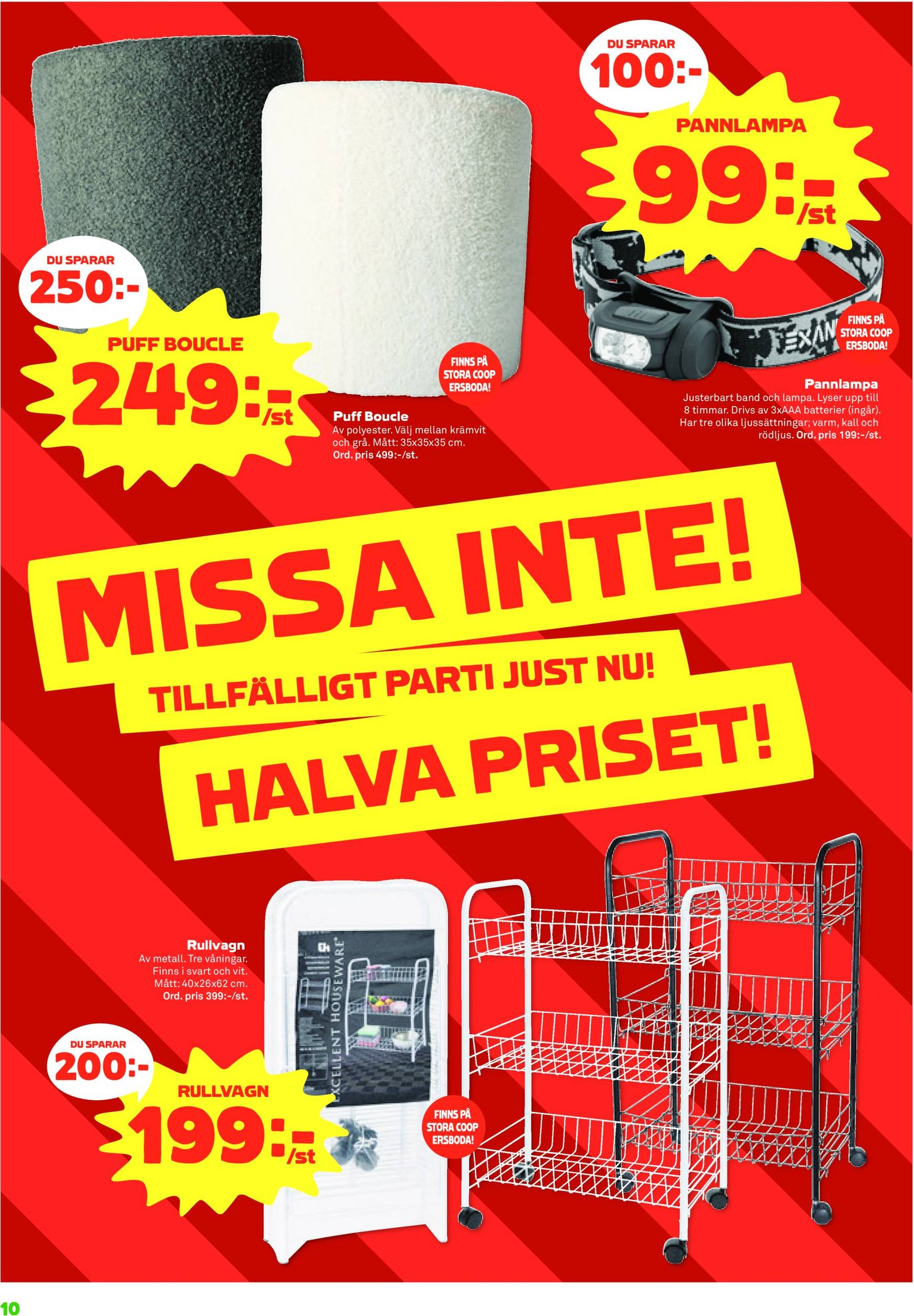 coop - Stora Coop-reklambladet är giltigt från 07.10. till 13.10. - page: 10