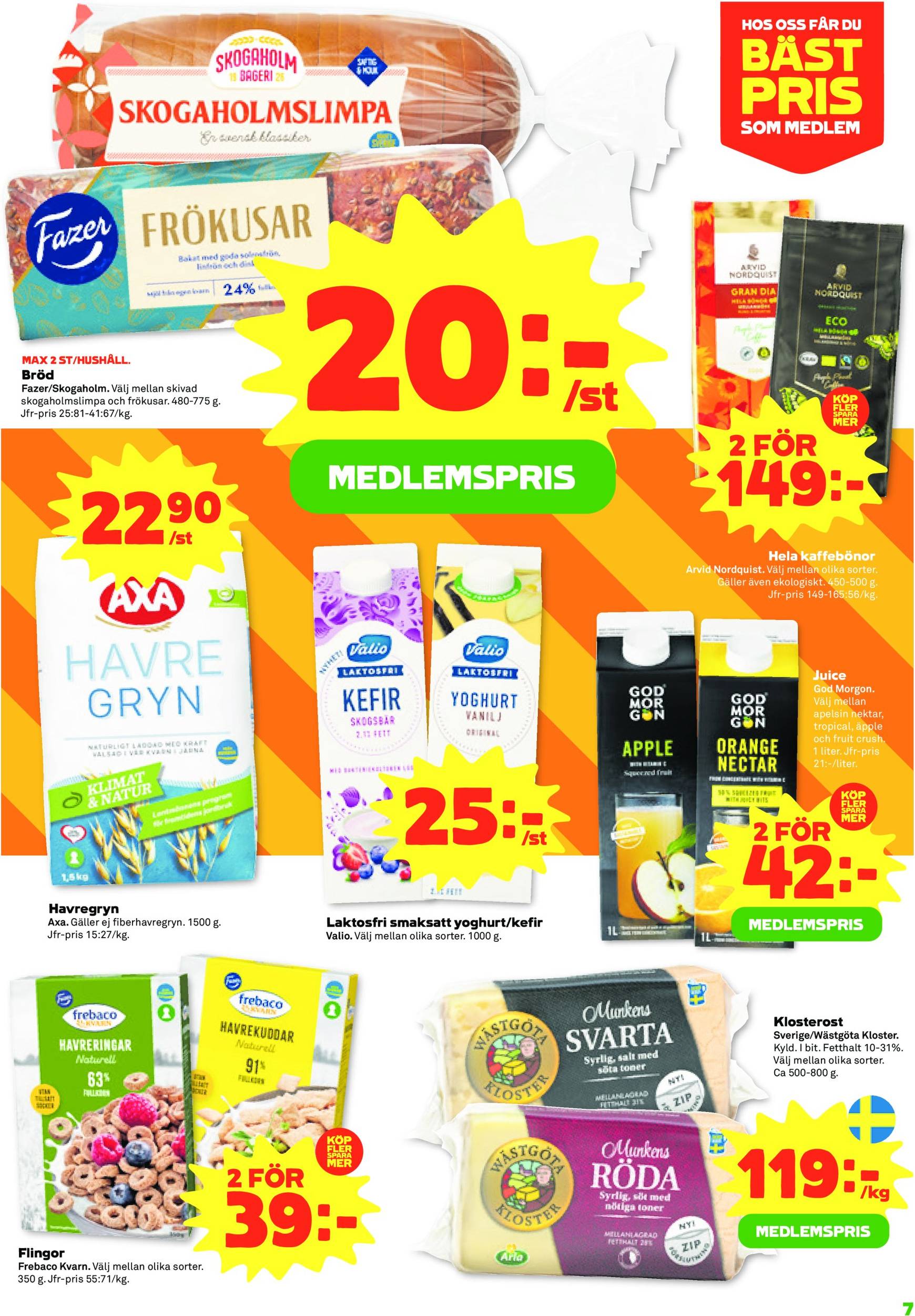 coop - Stora Coop-reklambladet är giltigt från 07.10. till 13.10. - page: 7