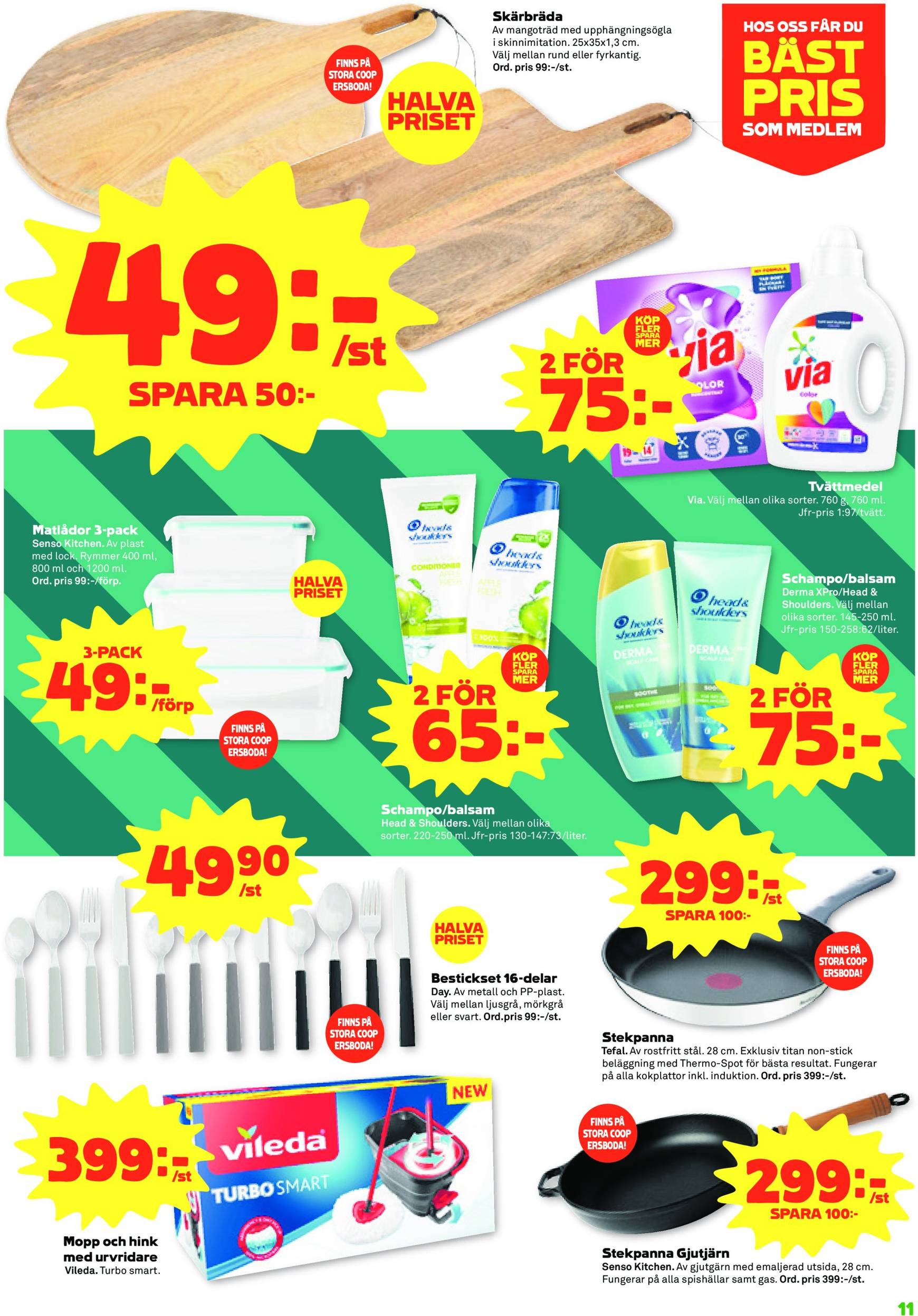 coop - Stora Coop-reklambladet är giltigt från 07.10. till 13.10. - page: 11