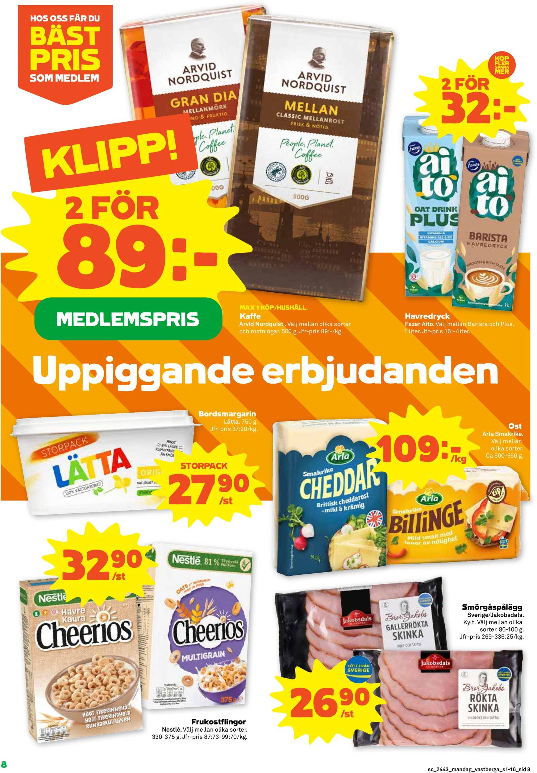 coop - Stora Coop-reklambladet är giltigt från 21.10. - 27.10. - page: 8