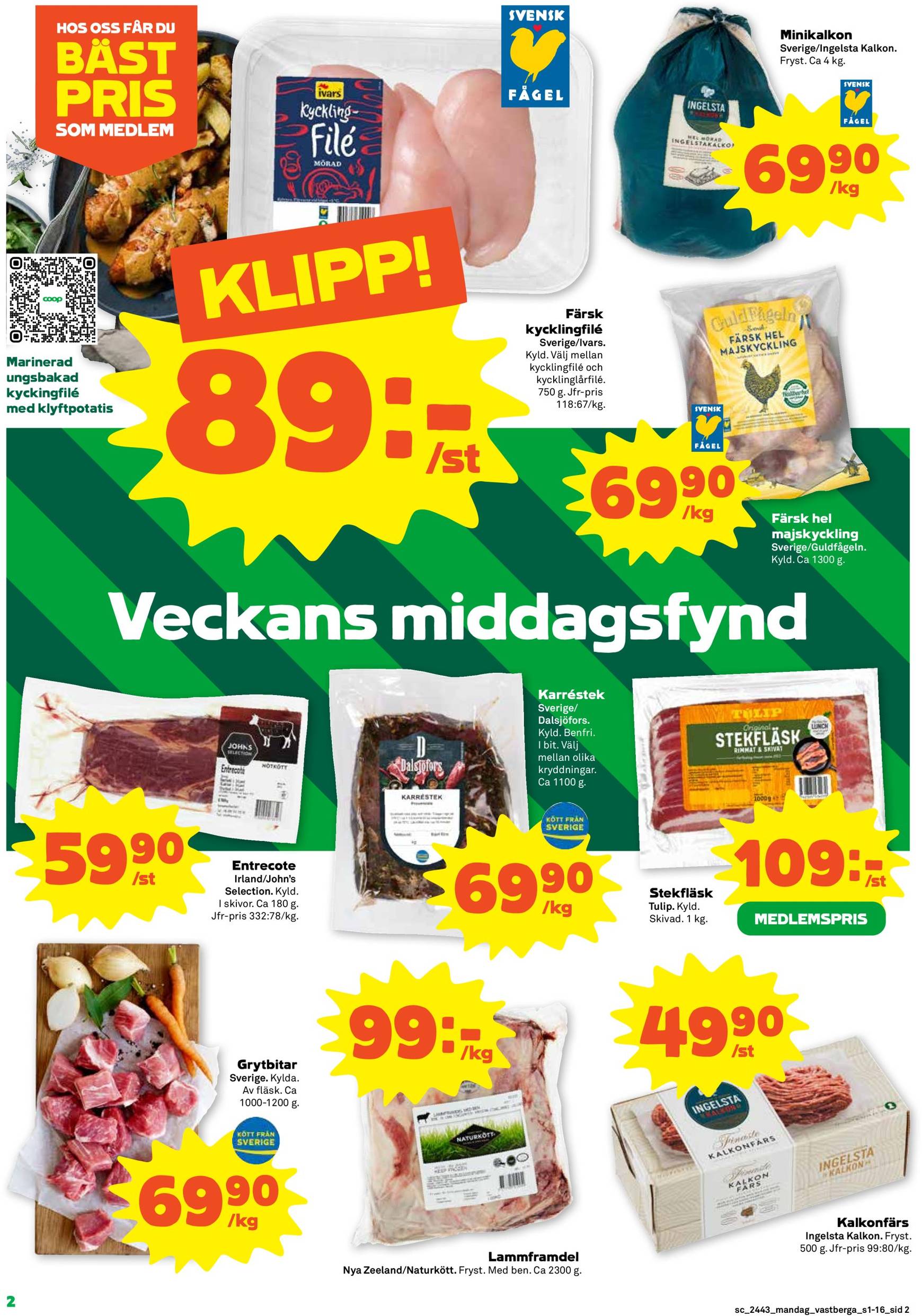 coop - Stora Coop-reklambladet är giltigt från 21.10. - 27.10. - page: 2