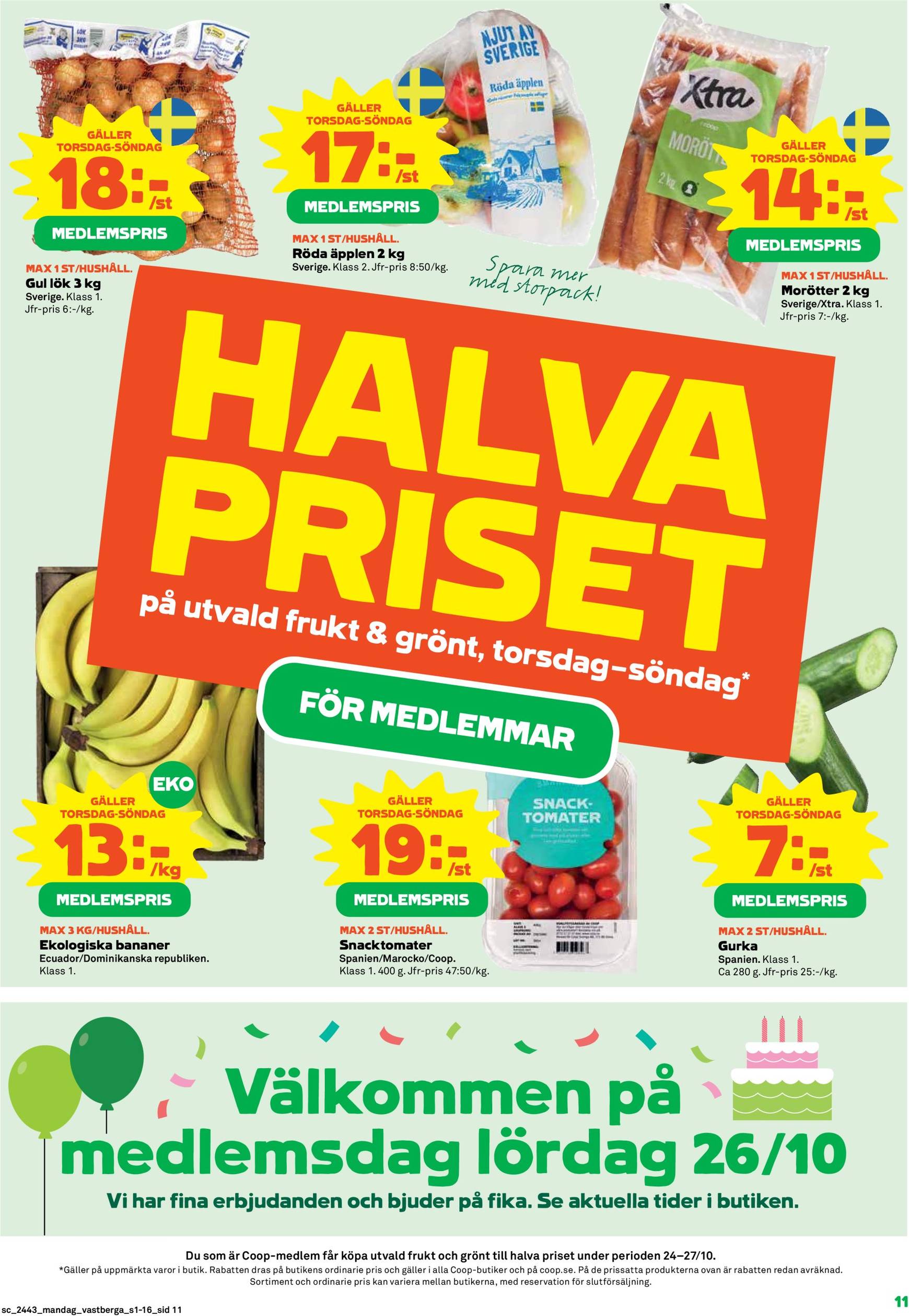 coop - Stora Coop-reklambladet är giltigt från 21.10. - 27.10. - page: 11