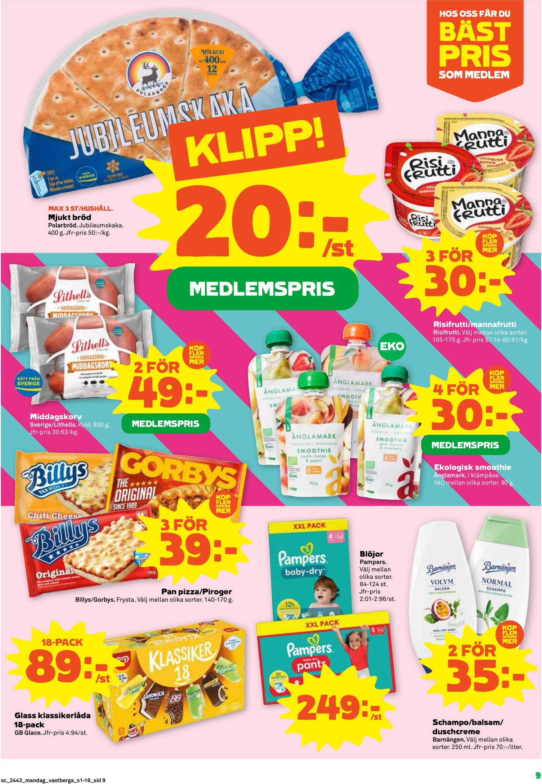 coop - Stora Coop-reklambladet är giltigt från 21.10. - 27.10. - page: 9