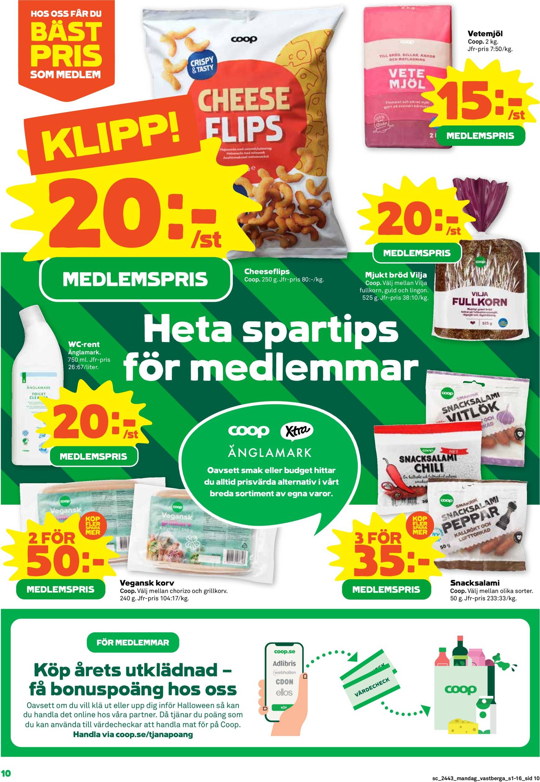 coop - Stora Coop-reklambladet är giltigt från 21.10. - 27.10. - page: 10