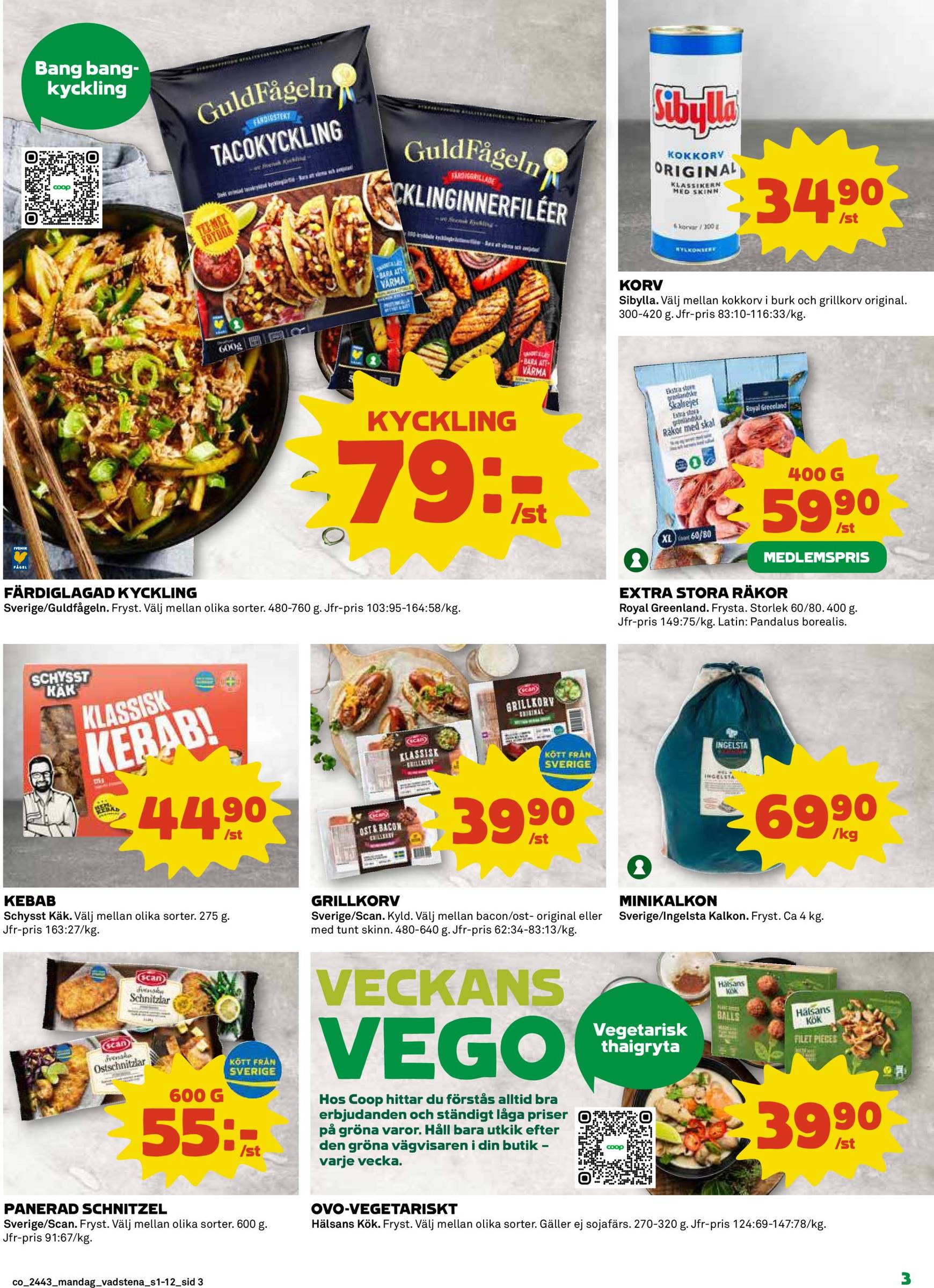 coop - Coop-reklambladet är giltigt från 21.10. - 27.10. - page: 3