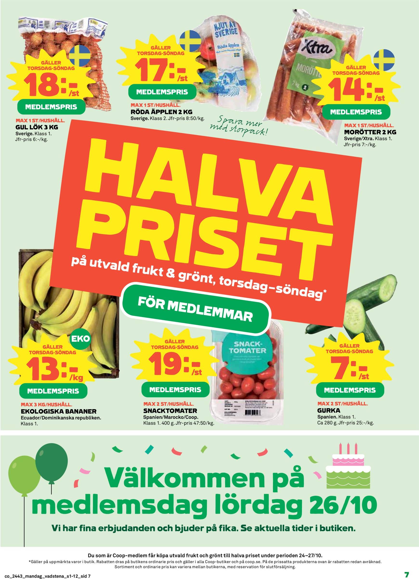 coop - Coop-reklambladet är giltigt från 21.10. - 27.10. - page: 7