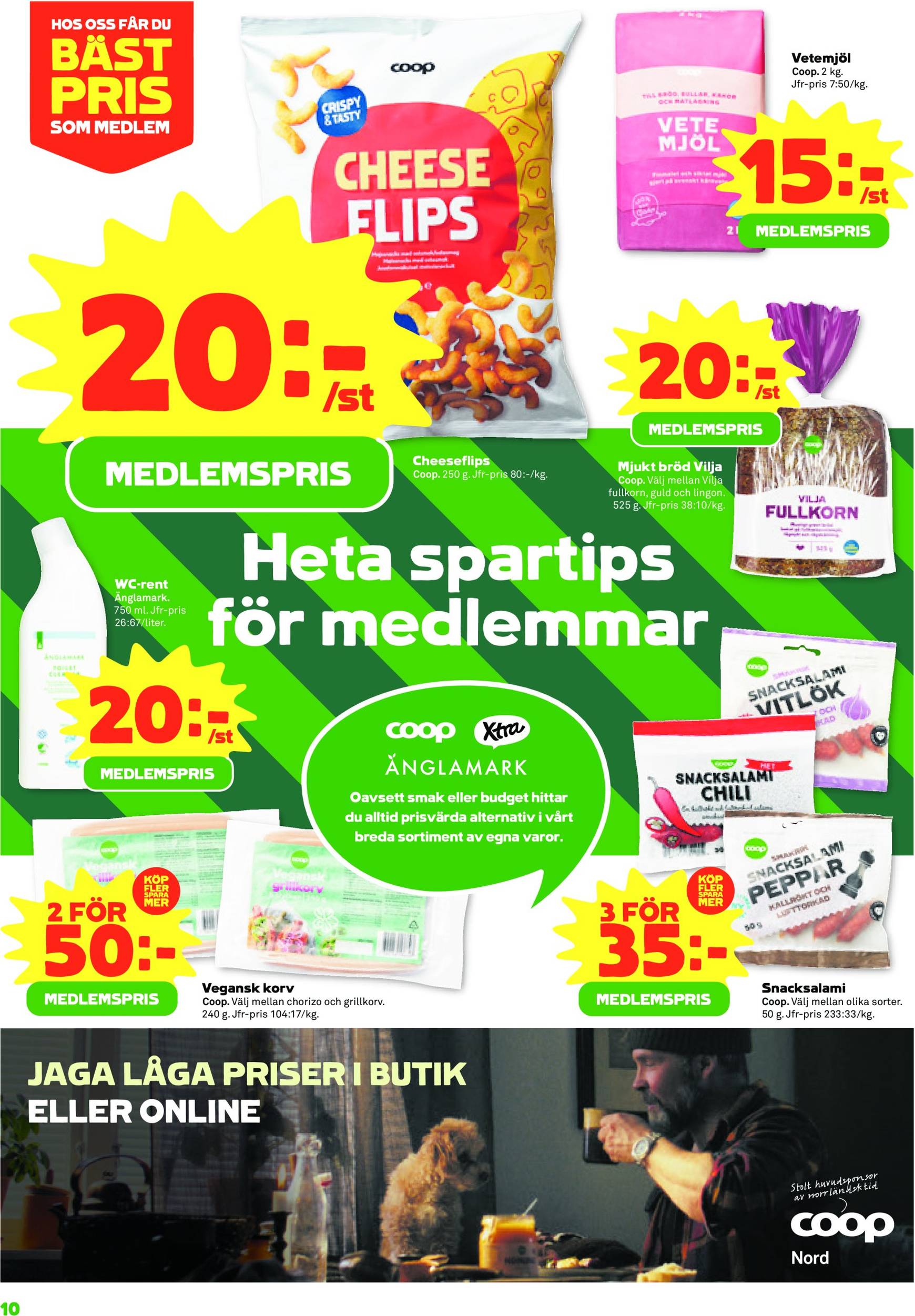 coop - Stora Coop - Ersboda, Tomtebo-reklambladet är giltigt från 21.10. - 27.10. - page: 10