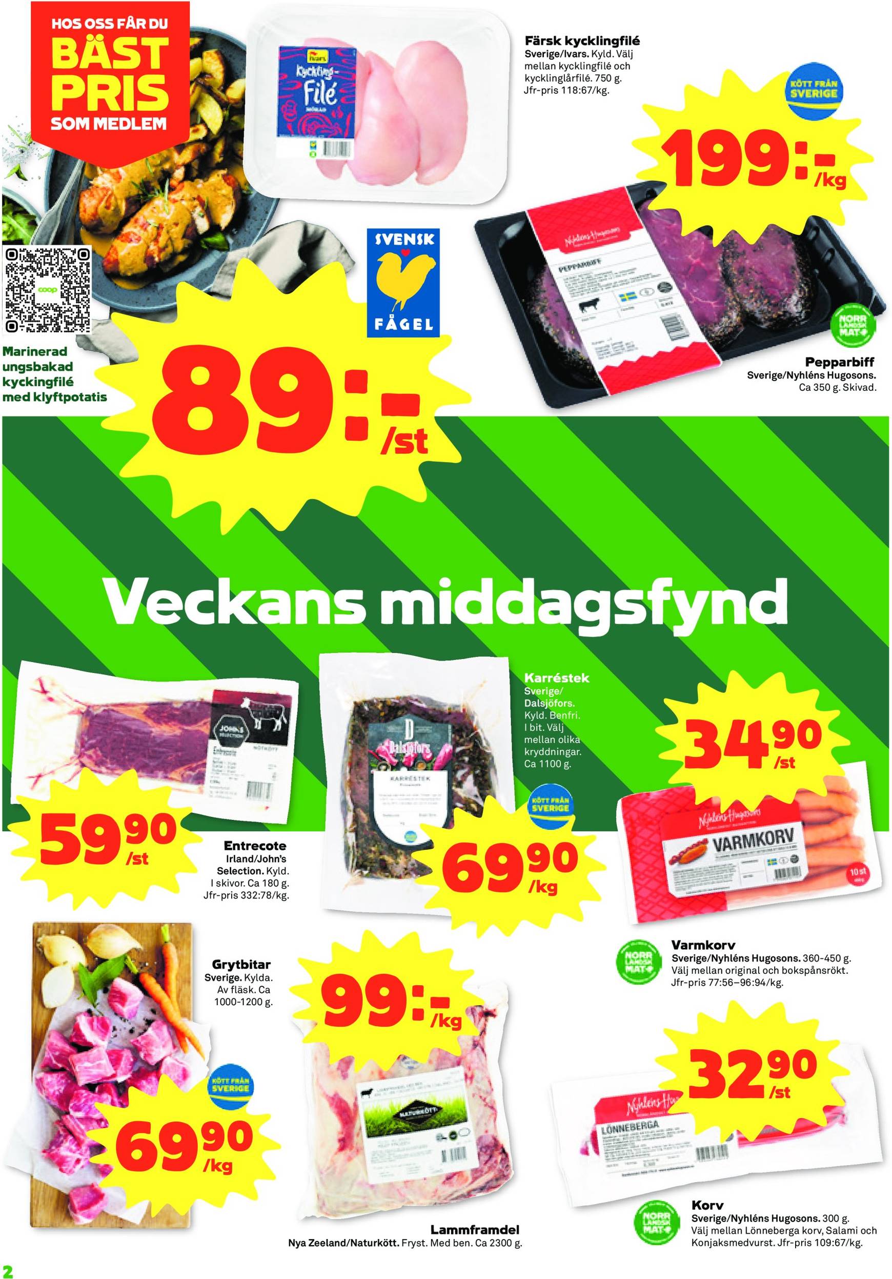 coop - Stora Coop - Ersboda, Tomtebo-reklambladet är giltigt från 21.10. - 27.10. - page: 2