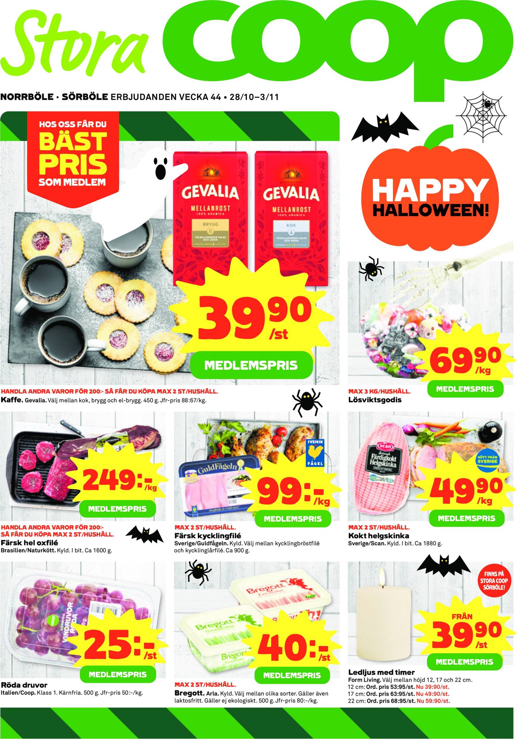 coop - Stora Coop-reklambladet är giltigt från 28.10. - 03.11. - page: 1