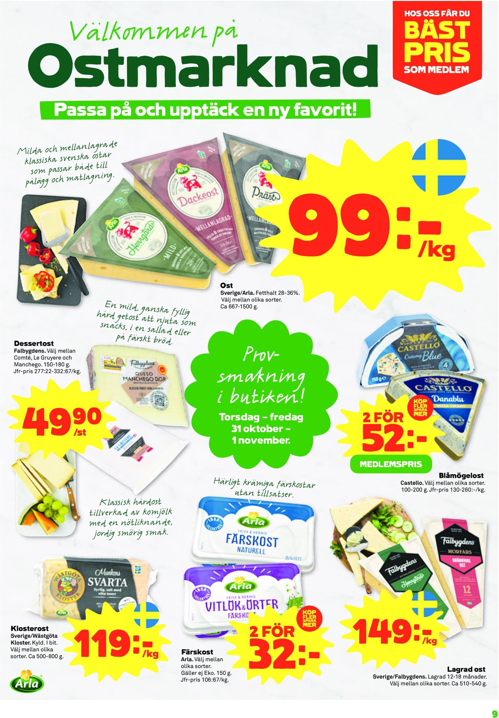 coop - Stora Coop-reklambladet är giltigt från 28.10. - 03.11. - page: 9