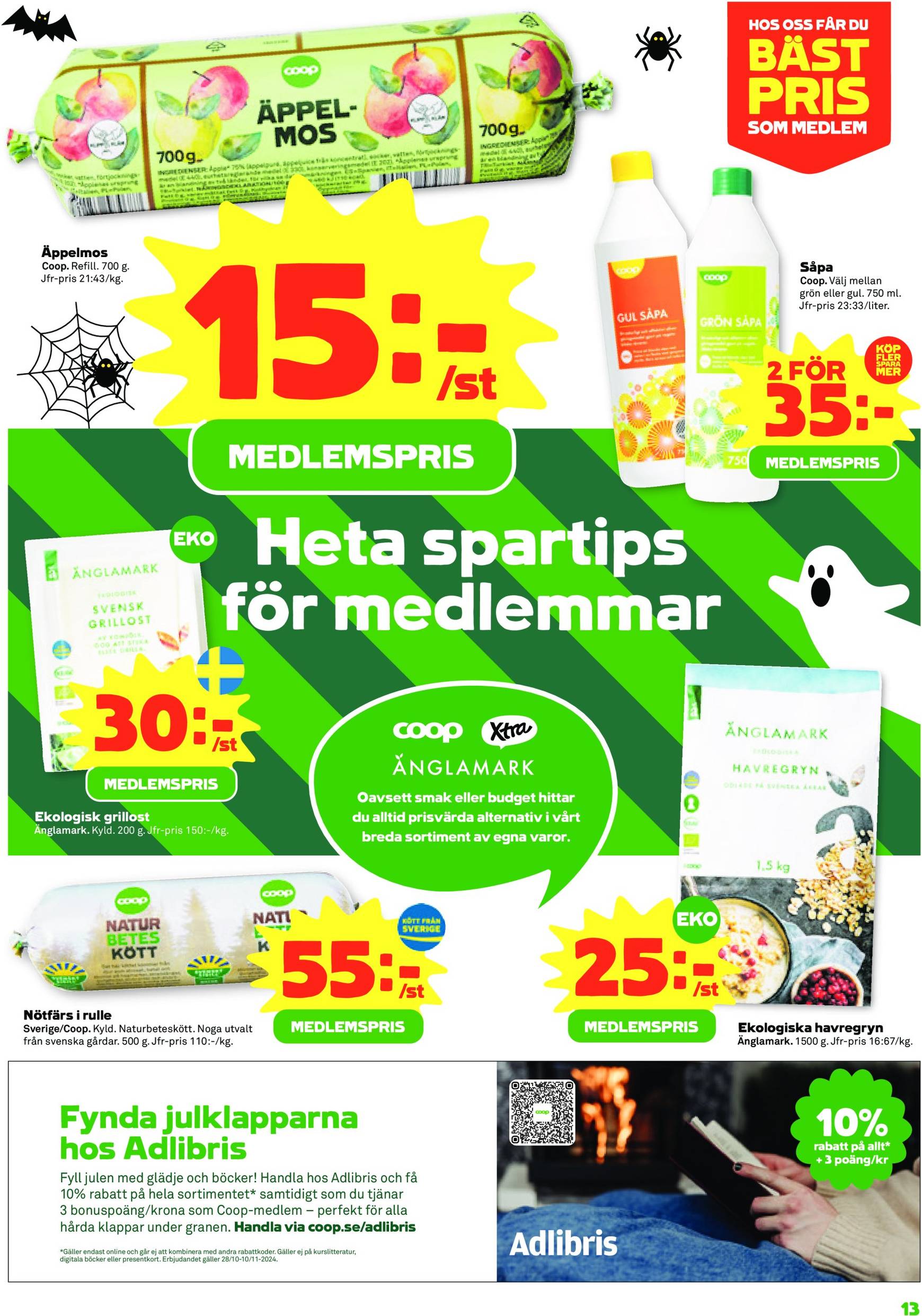 coop - Stora Coop-reklambladet är giltigt från 28.10. - 03.11. - page: 13