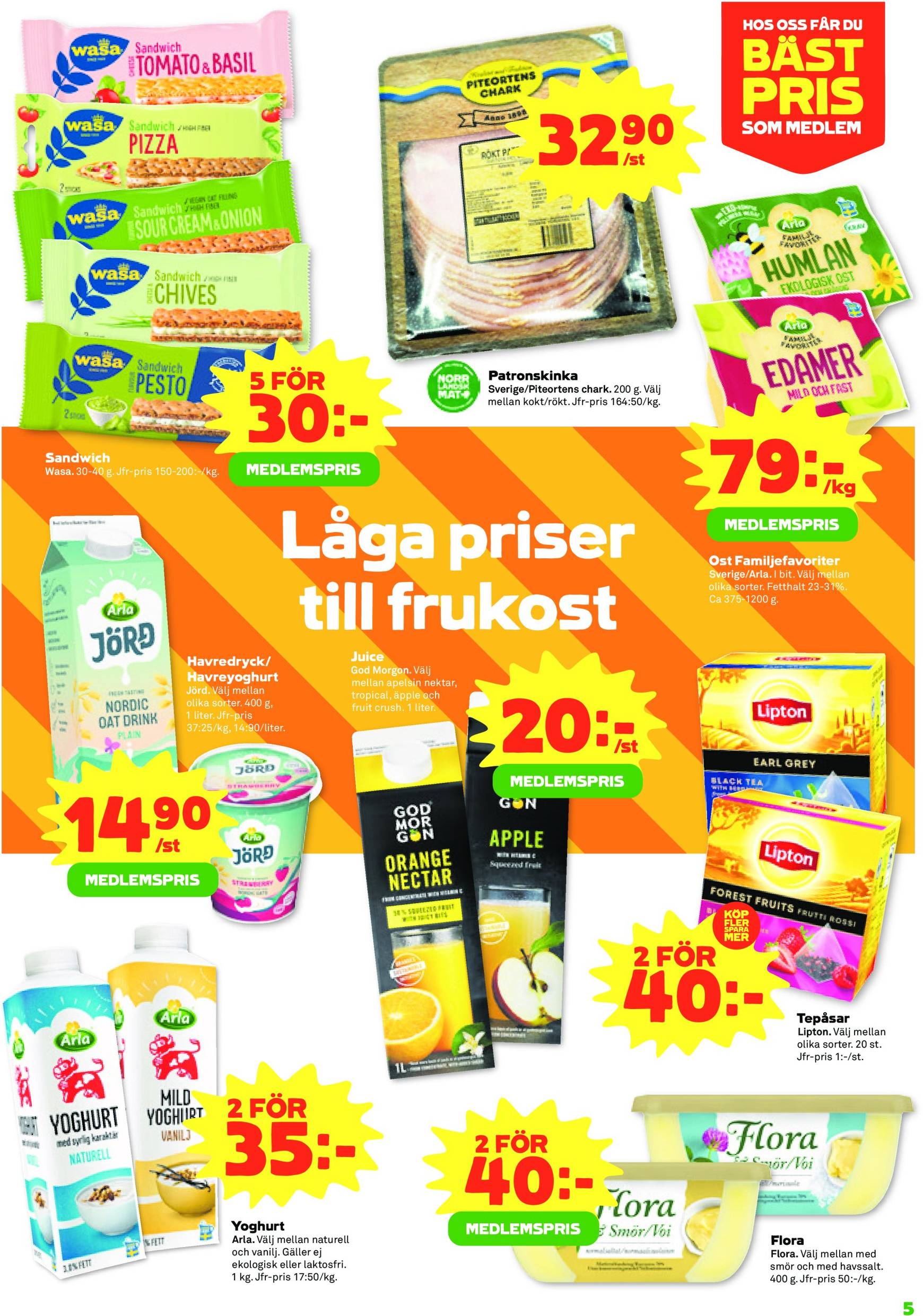 coop - Stora Coop - Ersboda, Tomtebo-reklambladet är giltigt från 04.11. - 10.11. - page: 5