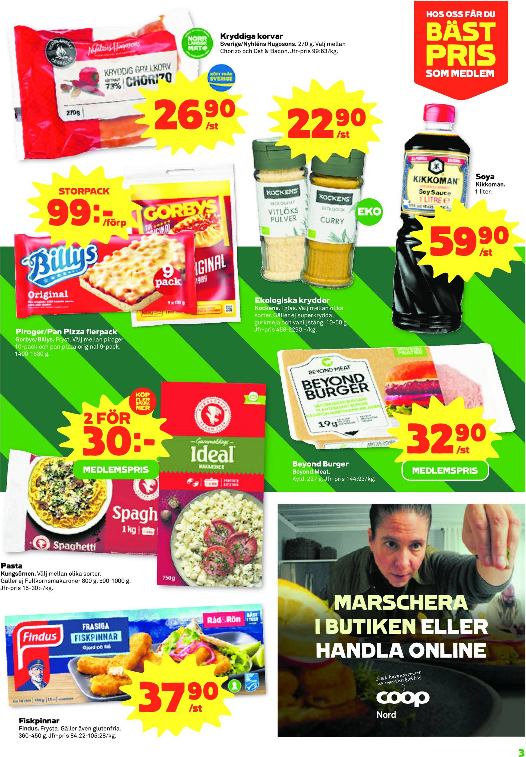 coop - Stora Coop - Ersboda, Tomtebo-reklambladet är giltigt från 04.11. - 10.11. - page: 3