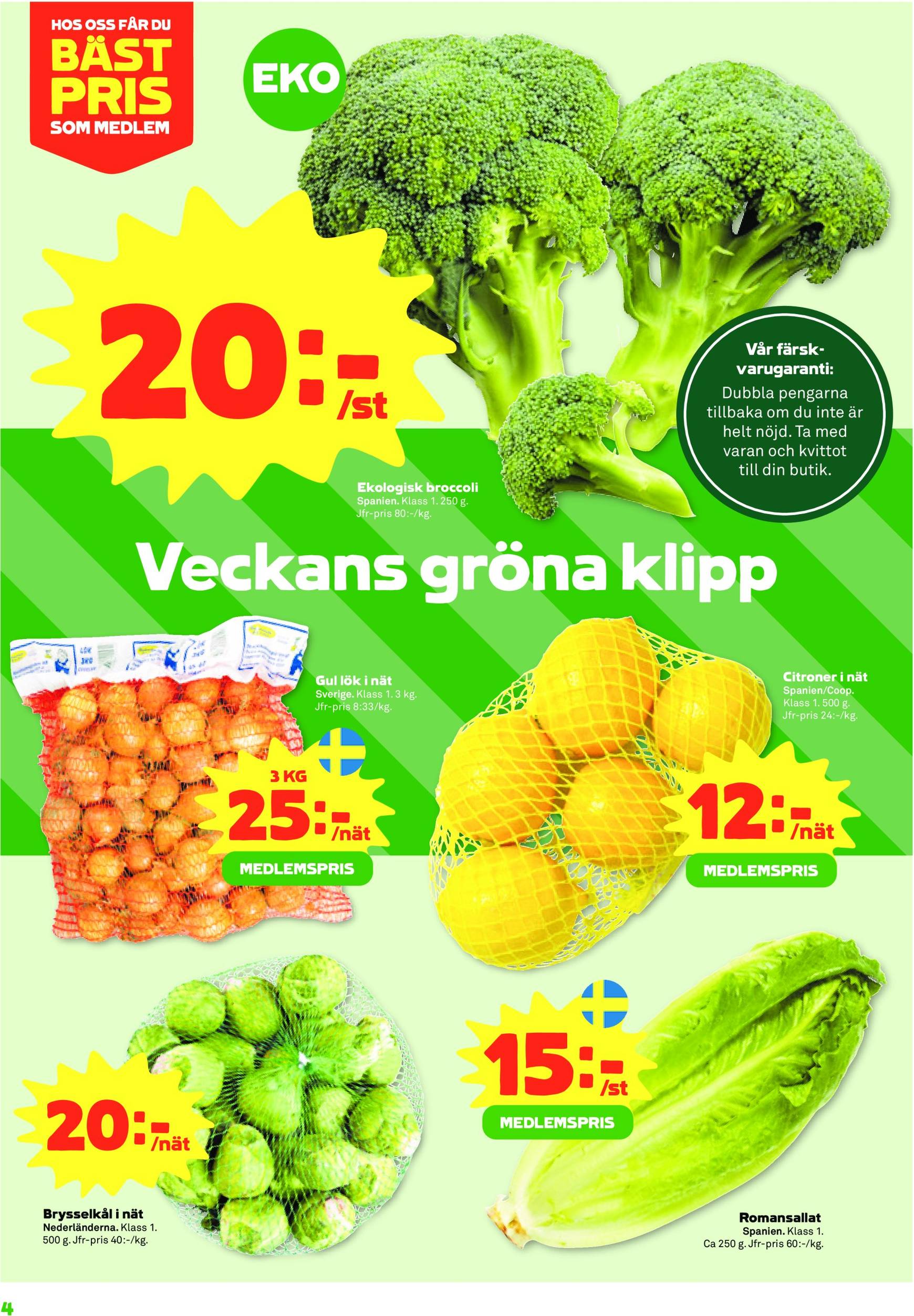 coop - Stora Coop - Ersboda, Tomtebo-reklambladet är giltigt från 04.11. - 10.11. - page: 4