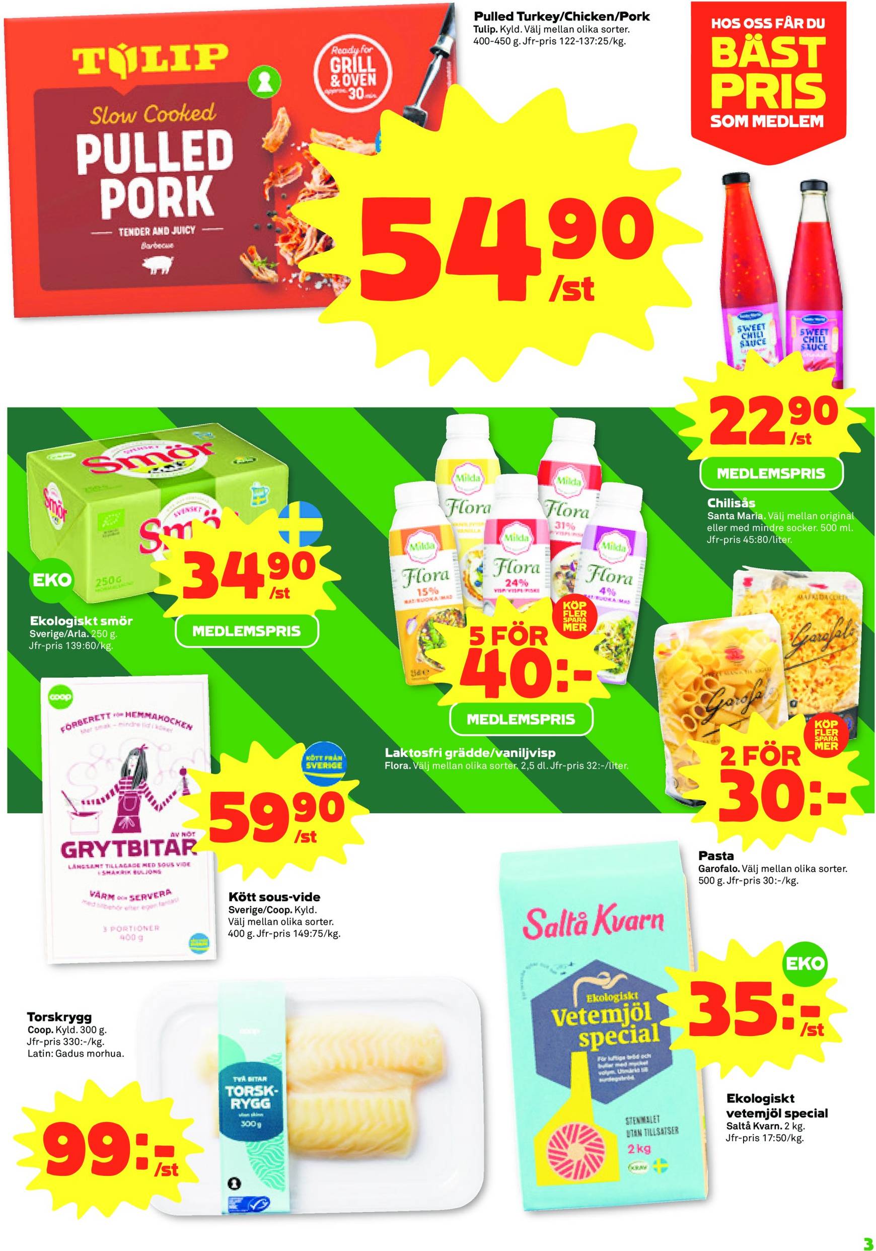 coop - Stora Coop - Ersboda, Tomtebo-reklambladet är giltigt från 11.11. - 17.11. - page: 3