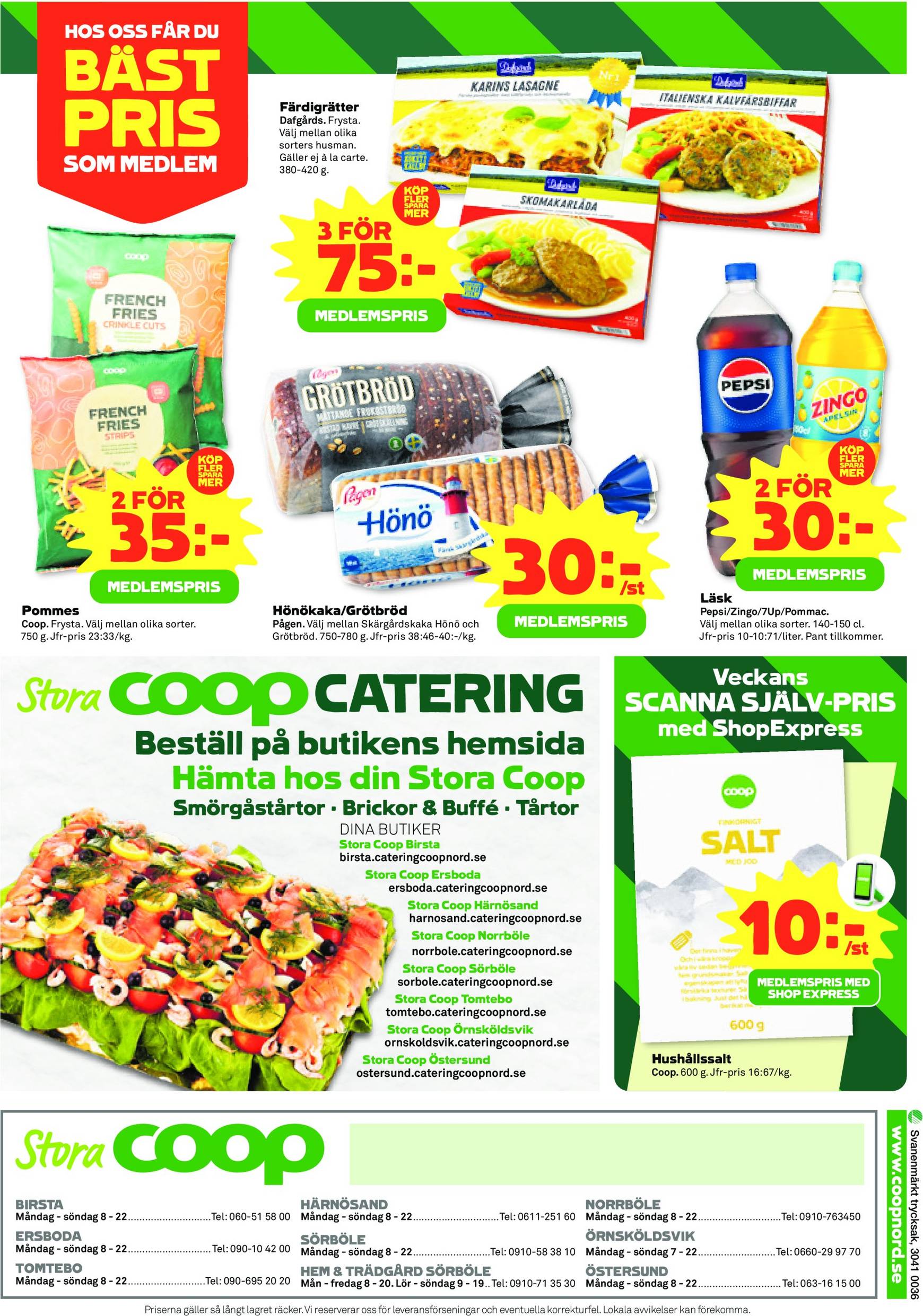 coop - Stora Coop - Ersboda, Tomtebo-reklambladet är giltigt från 11.11. - 17.11. - page: 12