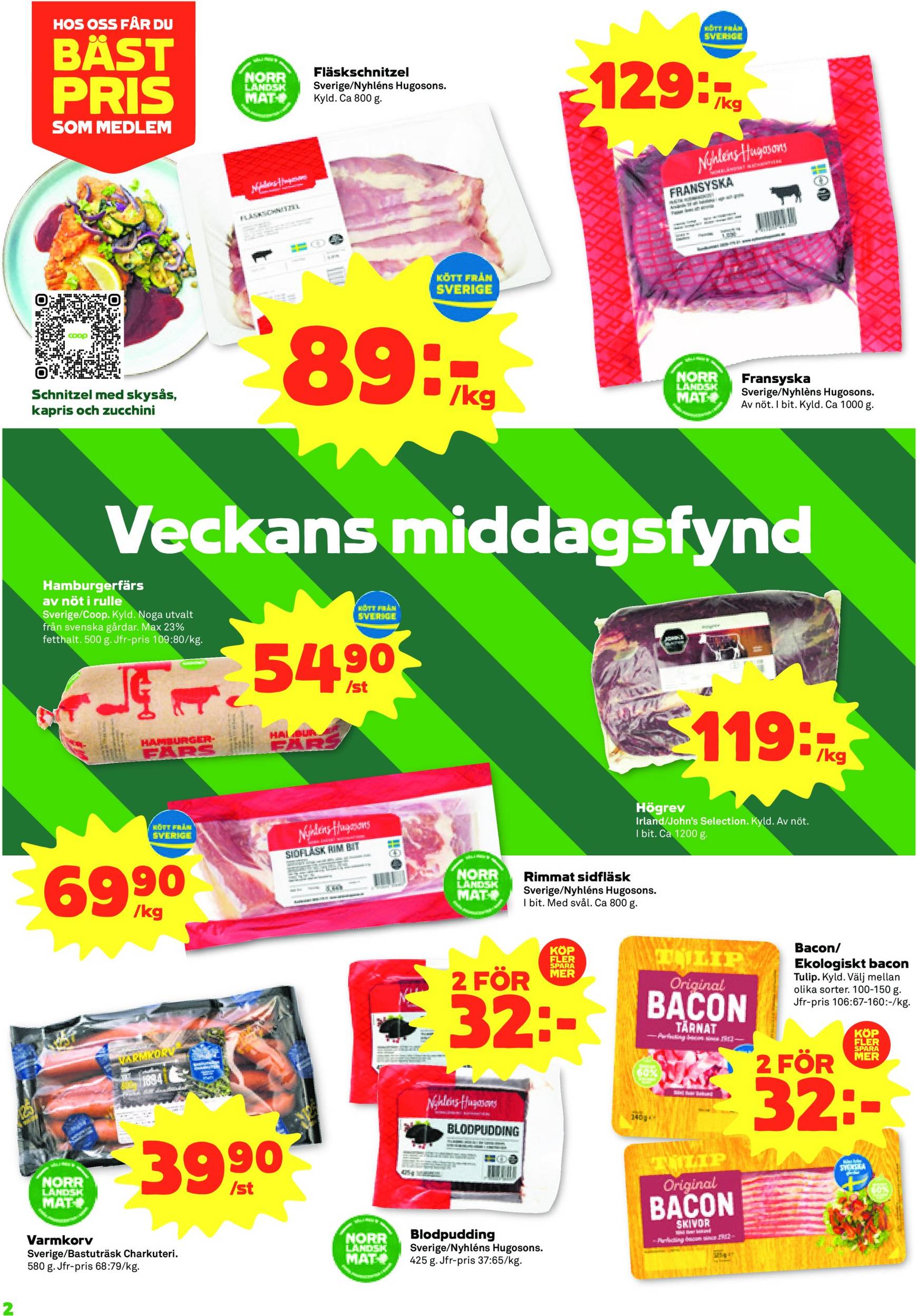 coop - Stora Coop - Ersboda, Tomtebo-reklambladet är giltigt från 11.11. - 17.11. - page: 2