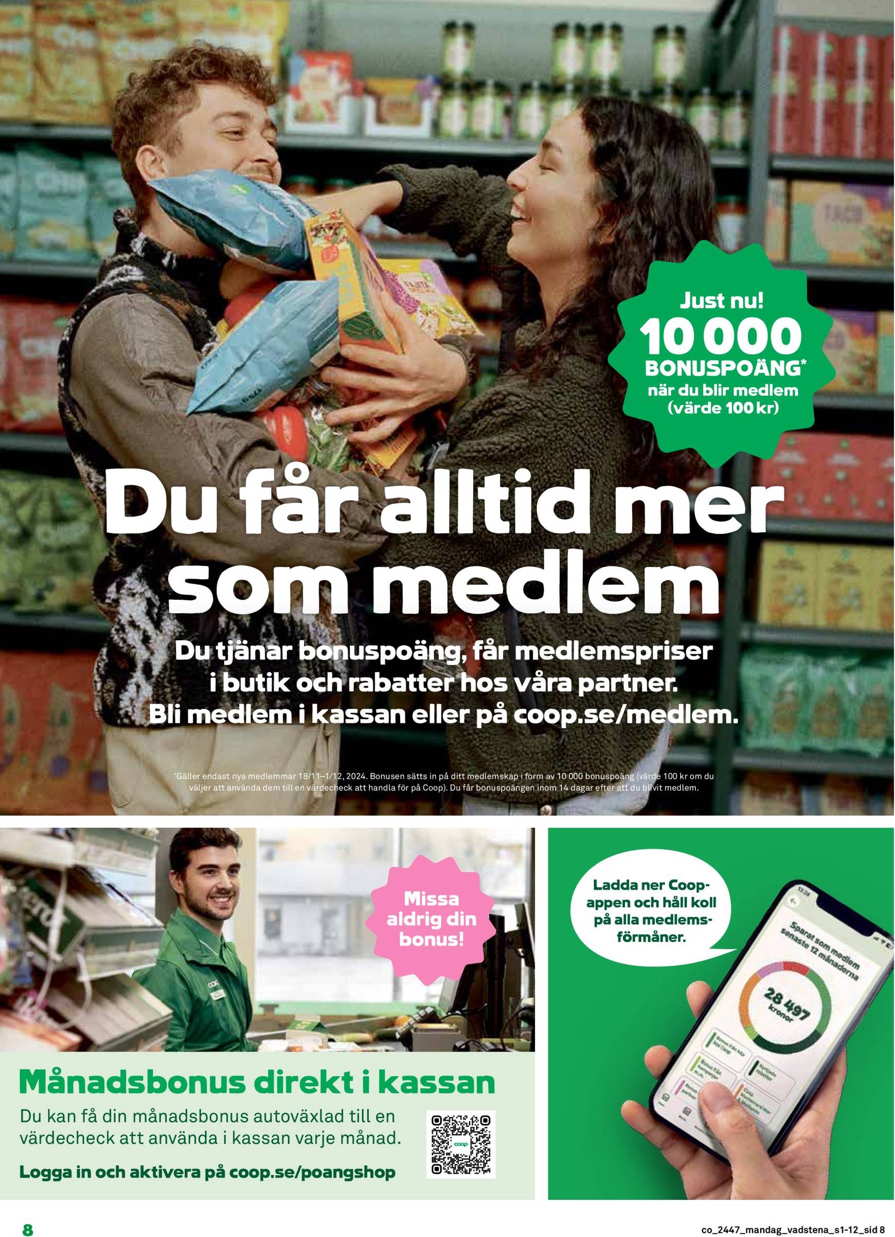 coop - Coop-reklambladet är giltigt från 18.11. - 24.11. - page: 8