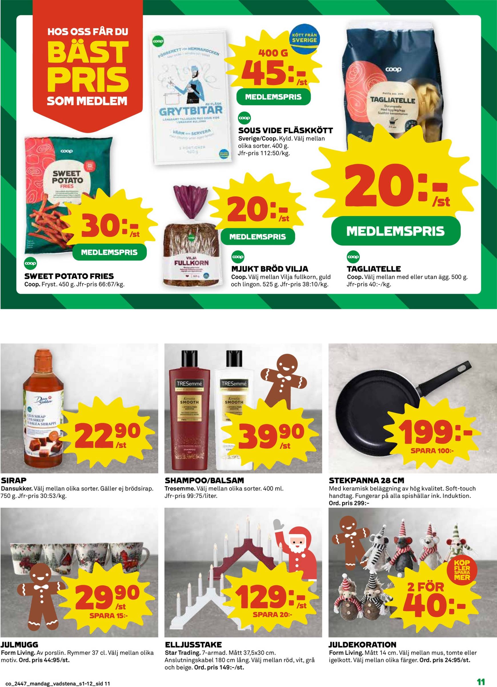 coop - Coop-reklambladet är giltigt från 18.11. - 24.11. - page: 11