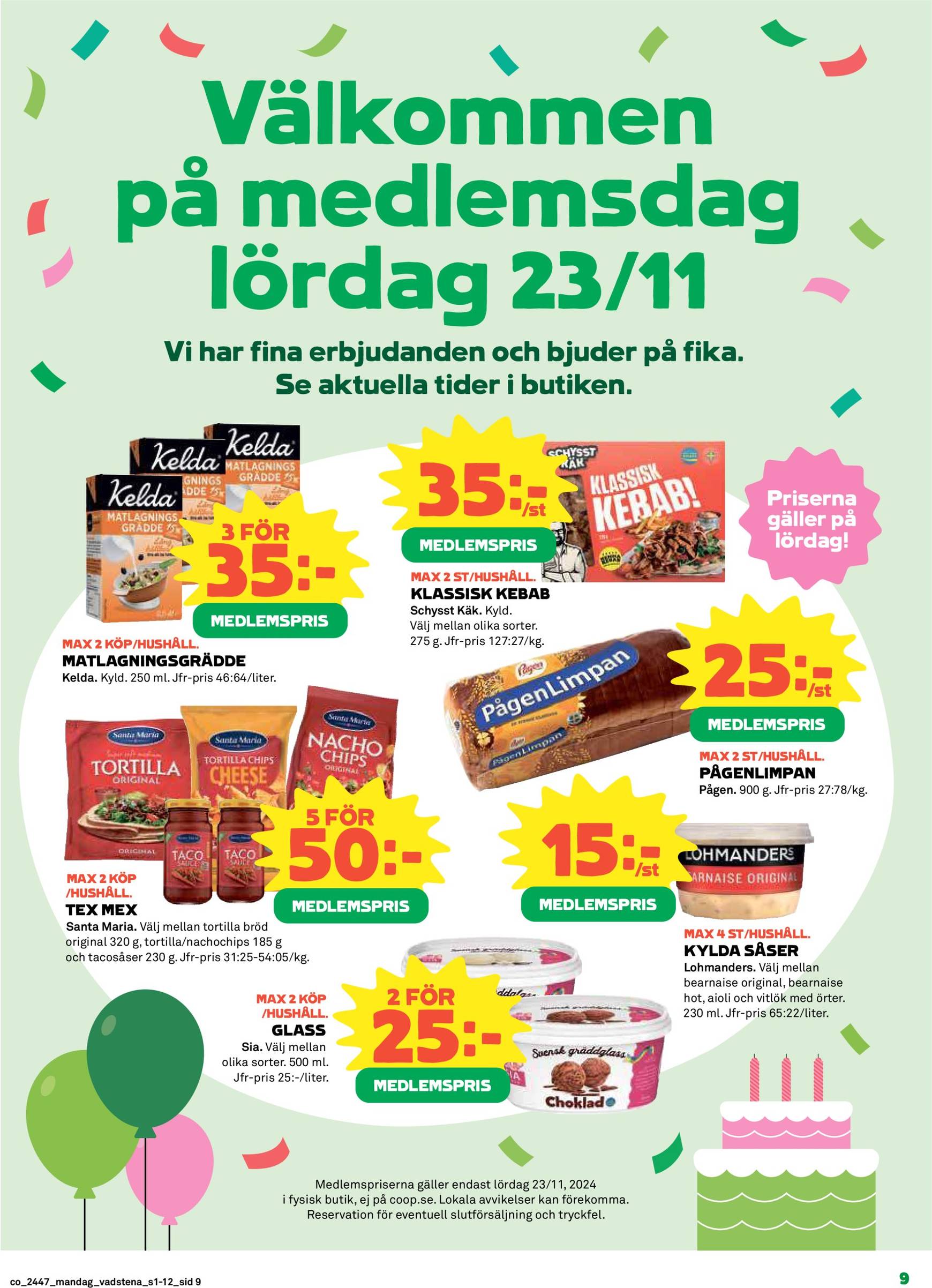 coop - Coop-reklambladet är giltigt från 18.11. - 24.11. - page: 9