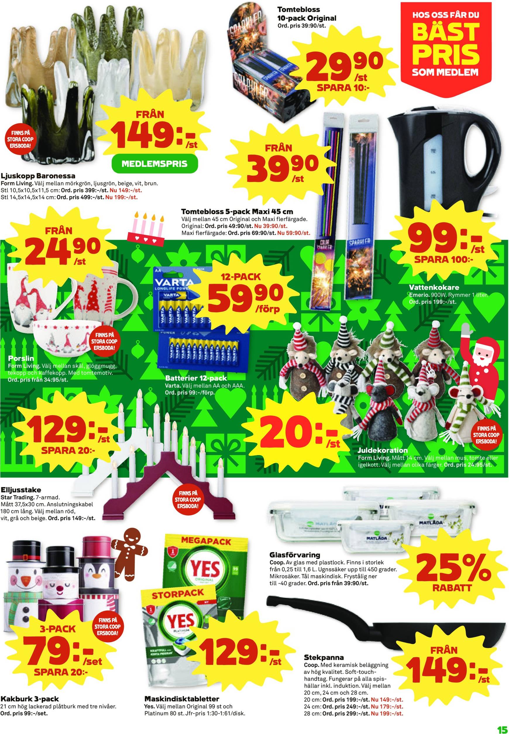 coop - Stora Coop - Ersboda, Tomtebo-reklambladet är giltigt från 18.11. - 24.11. - page: 15