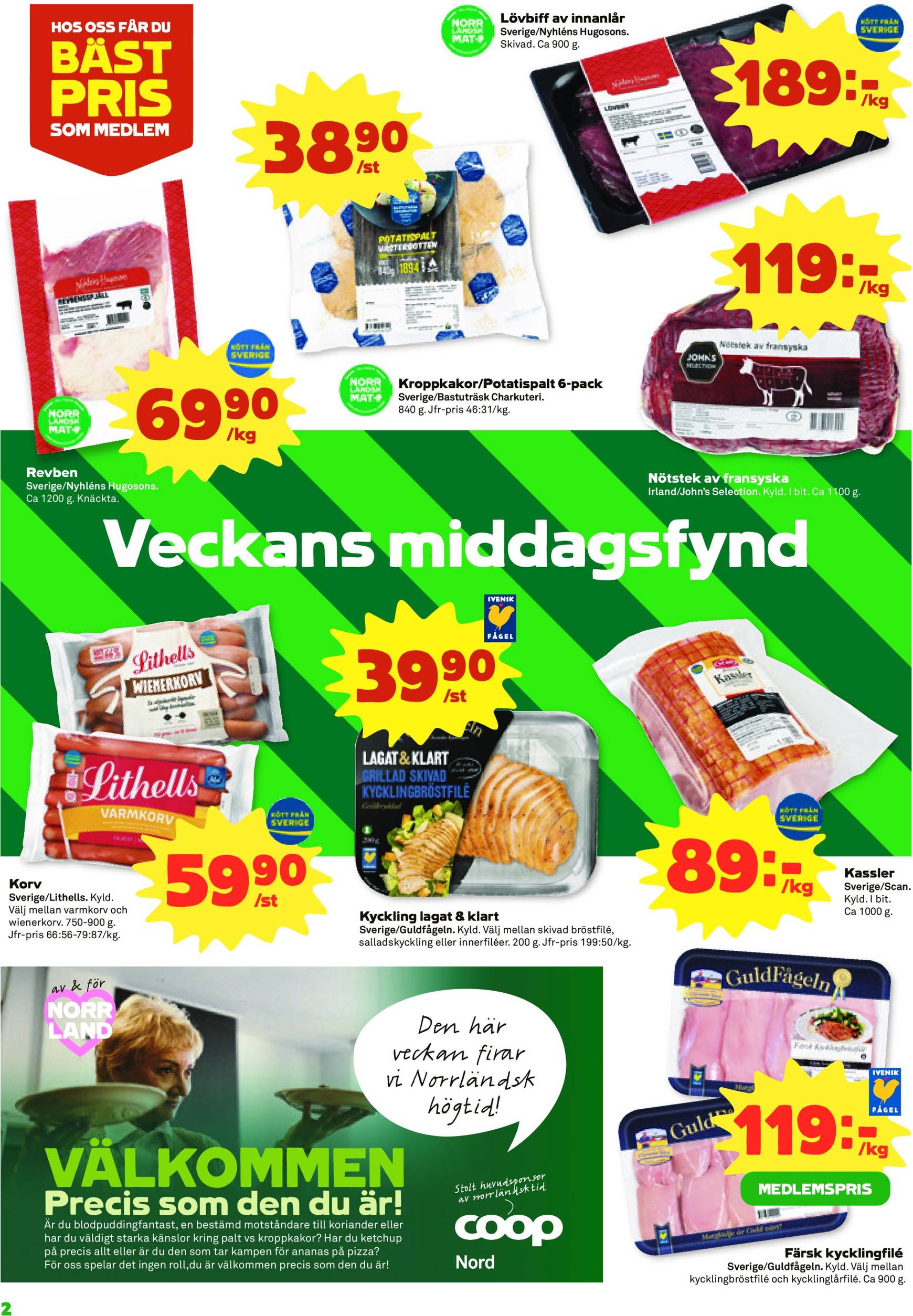 coop - Stora Coop - Ersboda, Tomtebo-reklambladet är giltigt från 18.11. - 24.11. - page: 2