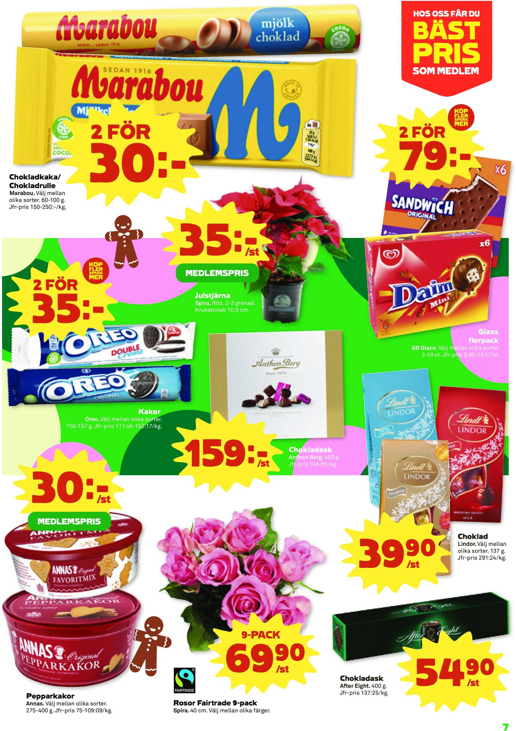 coop - Stora Coop - Ersboda, Tomtebo-reklambladet är giltigt från 18.11. - 24.11. - page: 7