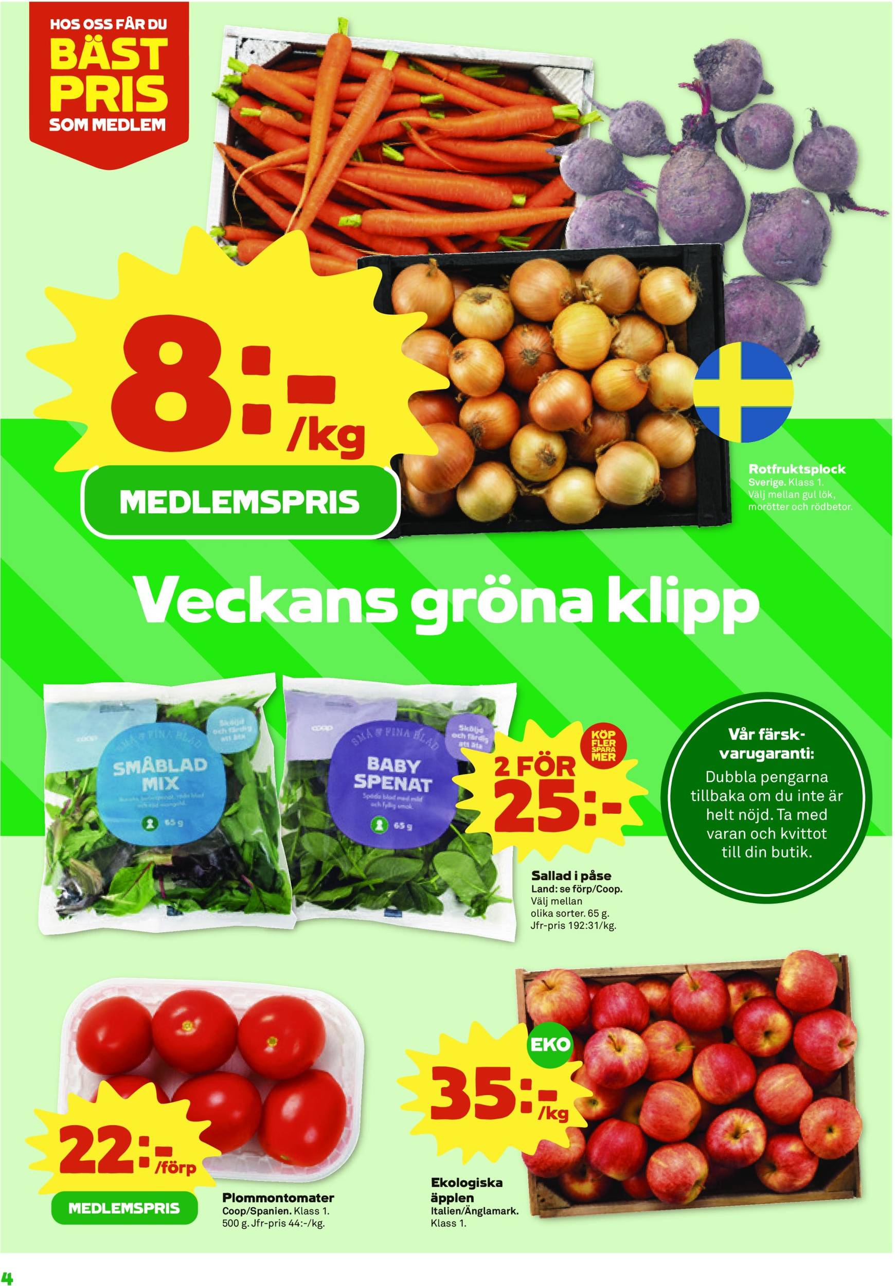 coop - Stora Coop - Ersboda, Tomtebo-reklambladet är giltigt från 18.11. - 24.11. - page: 4