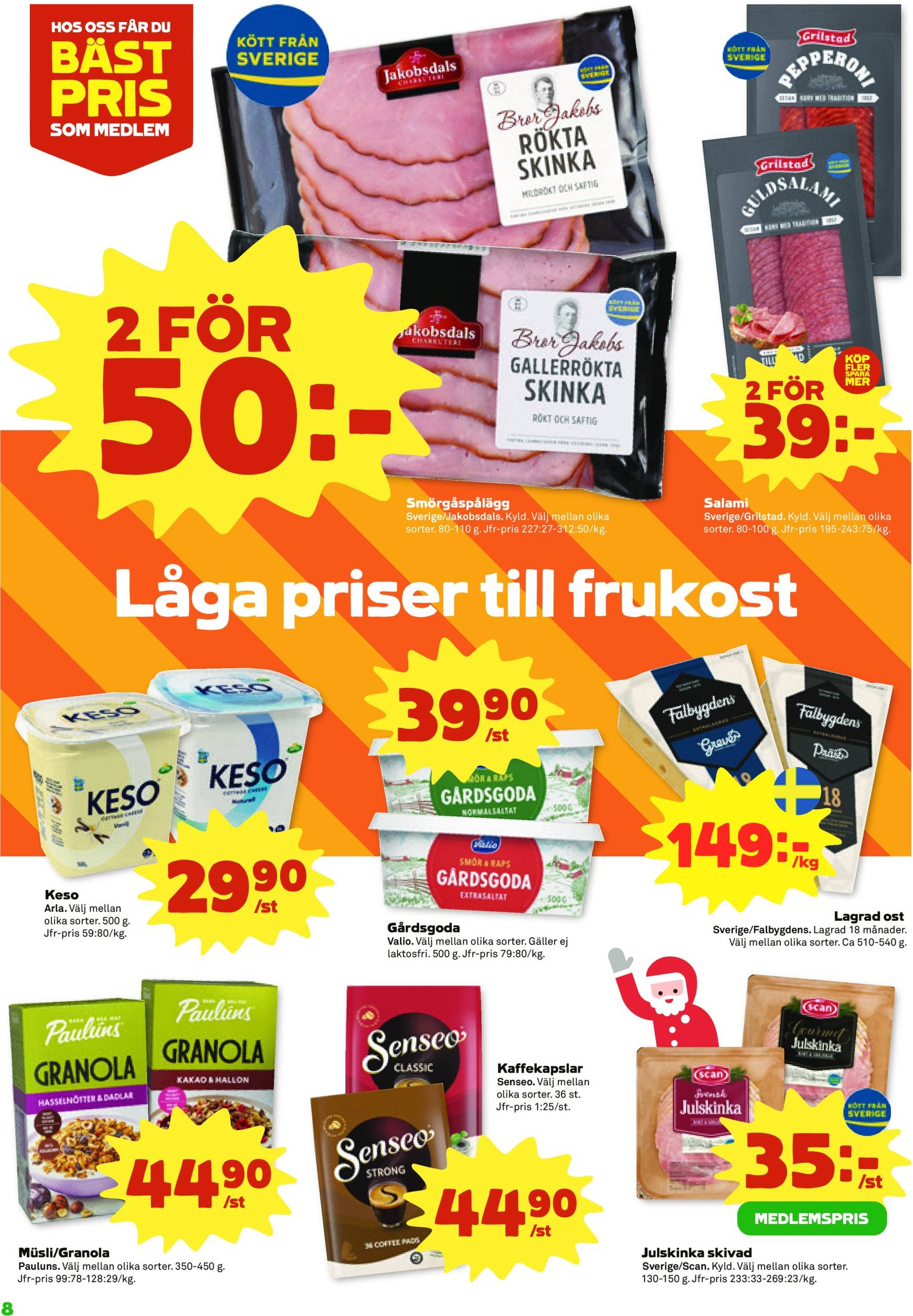 coop - Stora Coop - Ersboda, Tomtebo-reklambladet är giltigt från 18.11. - 24.11. - page: 8