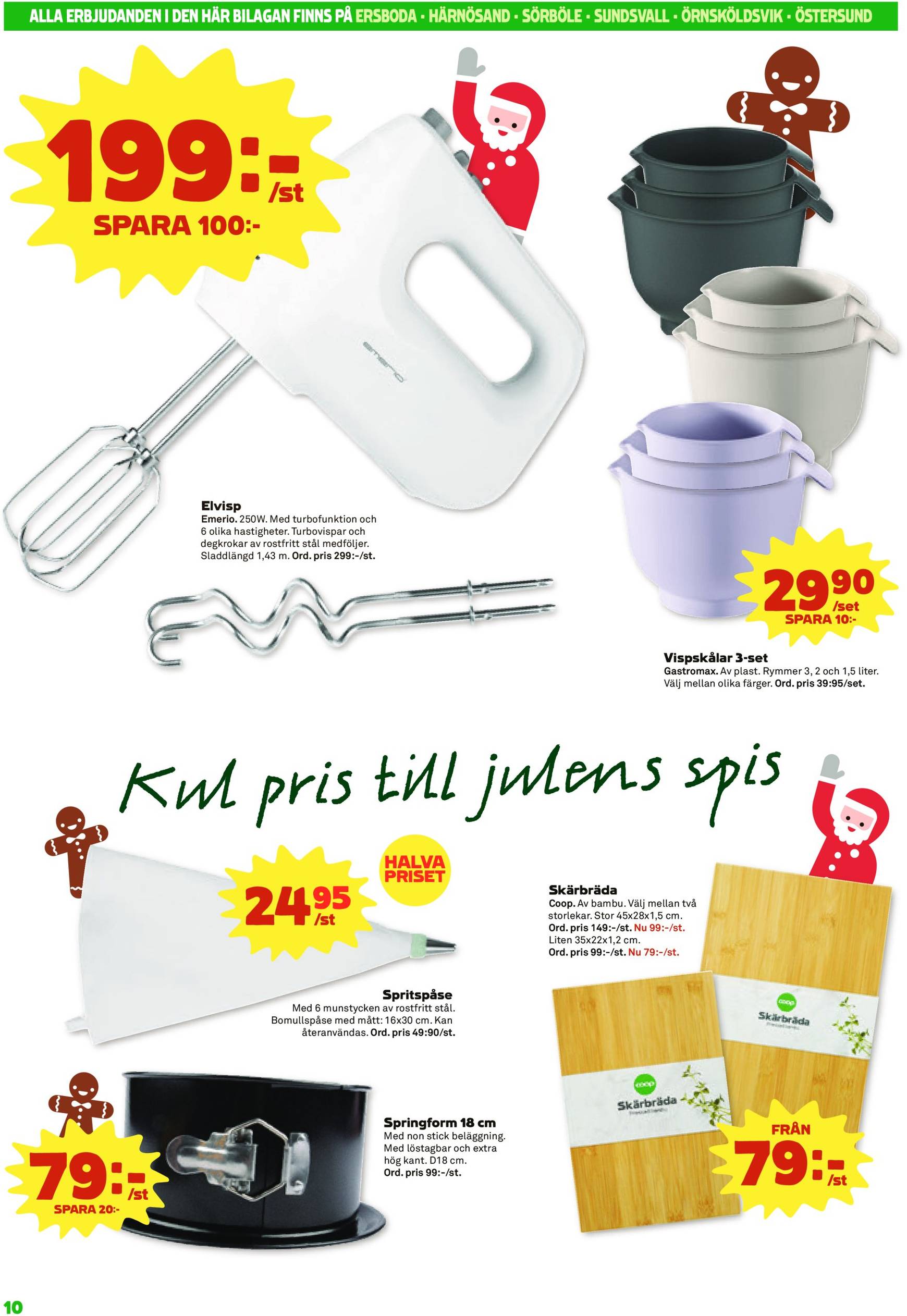 coop - Stora Coop - Ersboda, Tomtebo-reklambladet är giltigt från 25/11 - 01/12 - page: 30