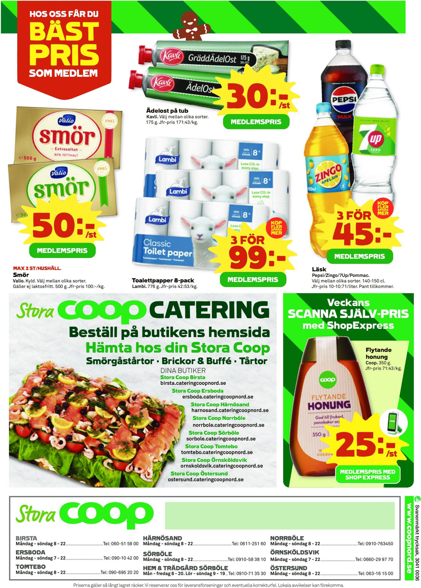 coop - Stora Coop - Ersboda, Tomtebo-reklambladet är giltigt från 25/11 - 01/12 - page: 20