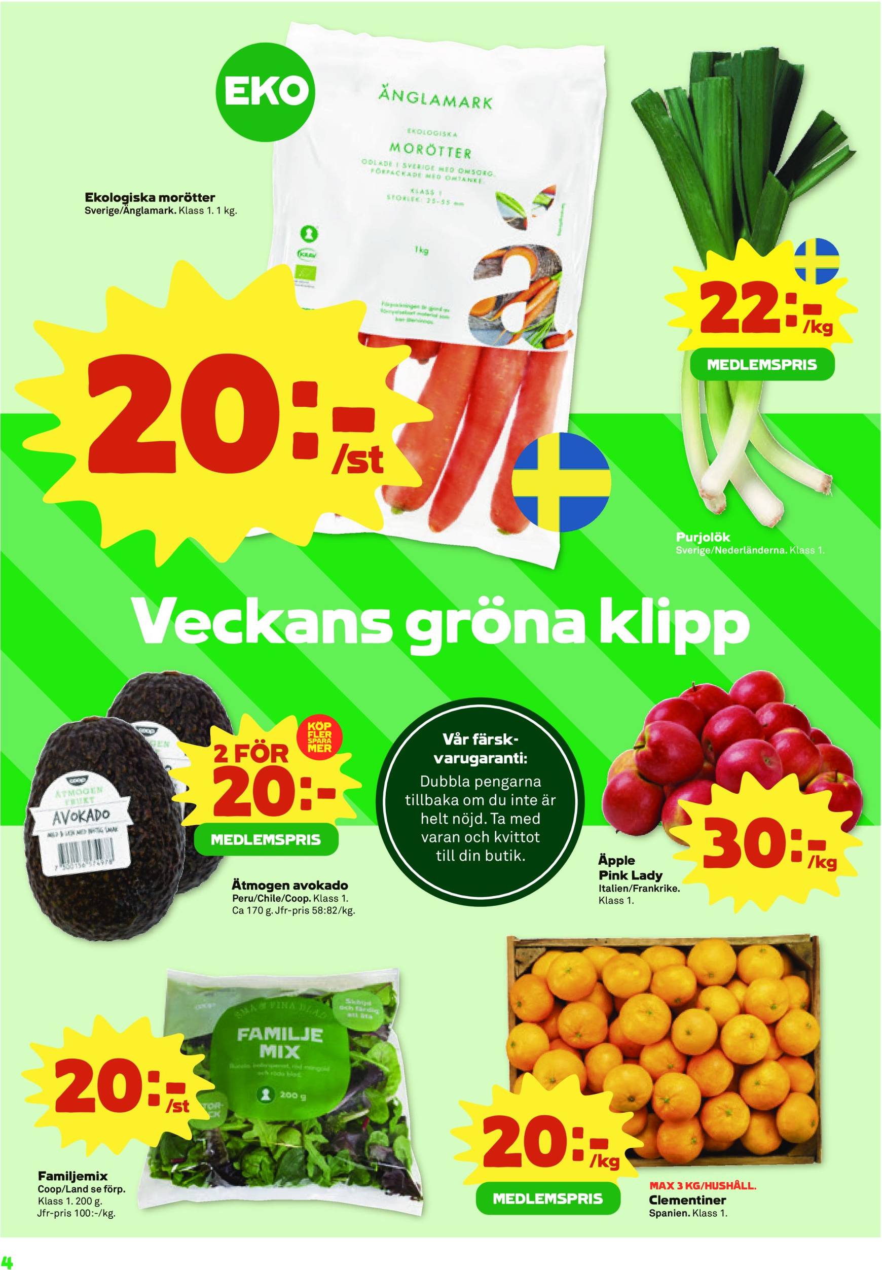 coop - Stora Coop - Ersboda, Tomtebo-reklambladet är giltigt från 25/11 - 01/12 - page: 4