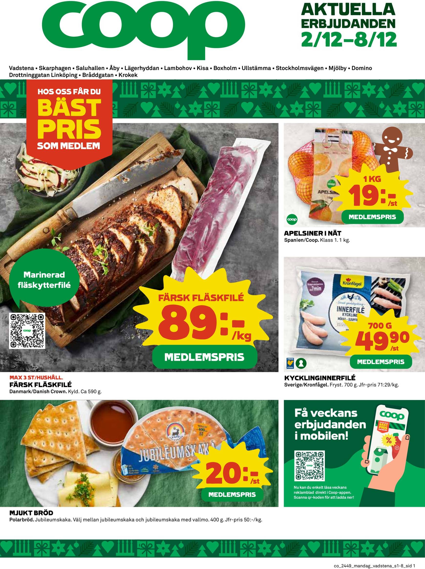 coop - Coop-reklambladet är giltigt från 02/12 - 08/12