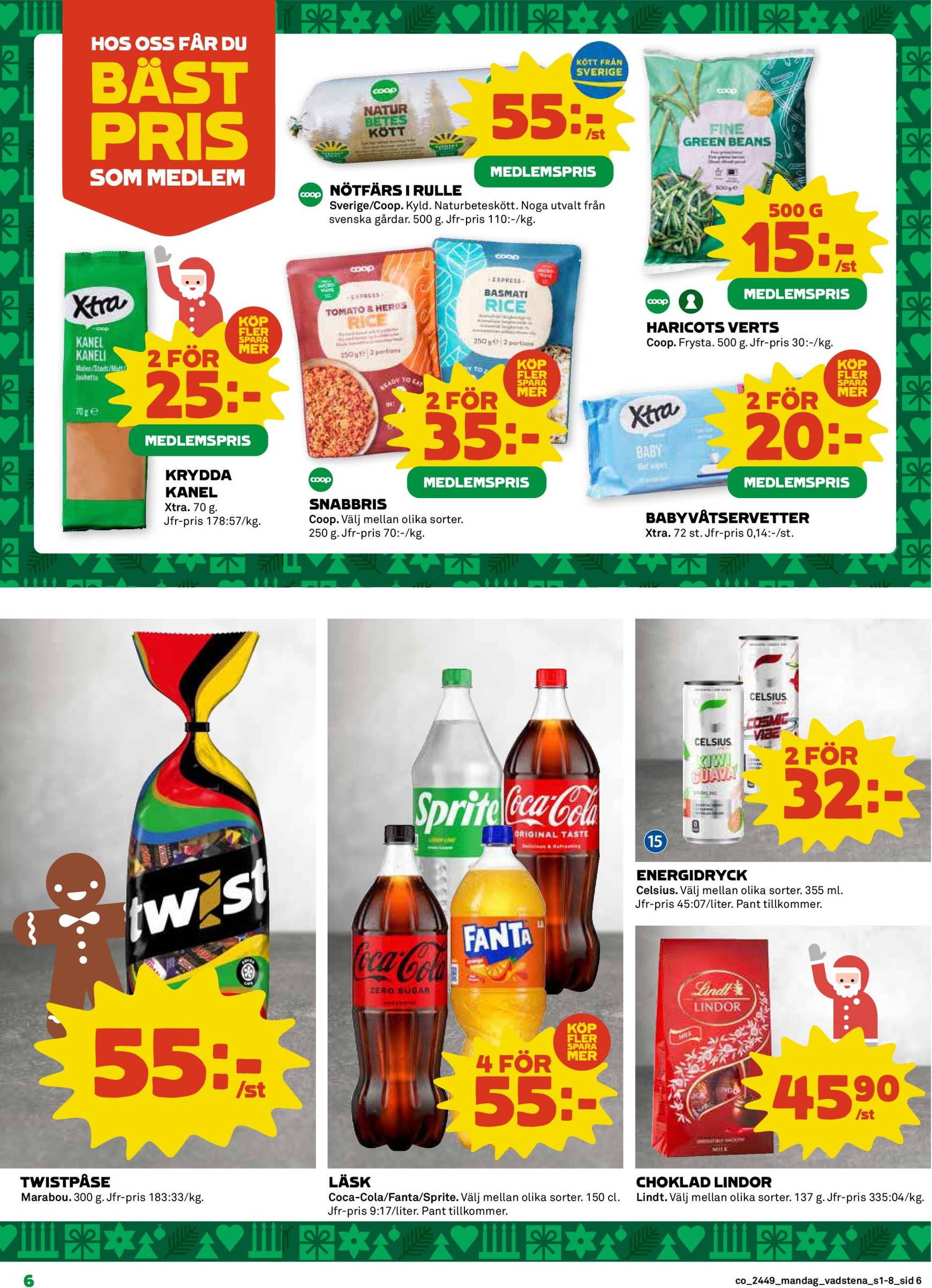 coop - Coop-reklambladet är giltigt från 02/12 - 08/12 - page: 6