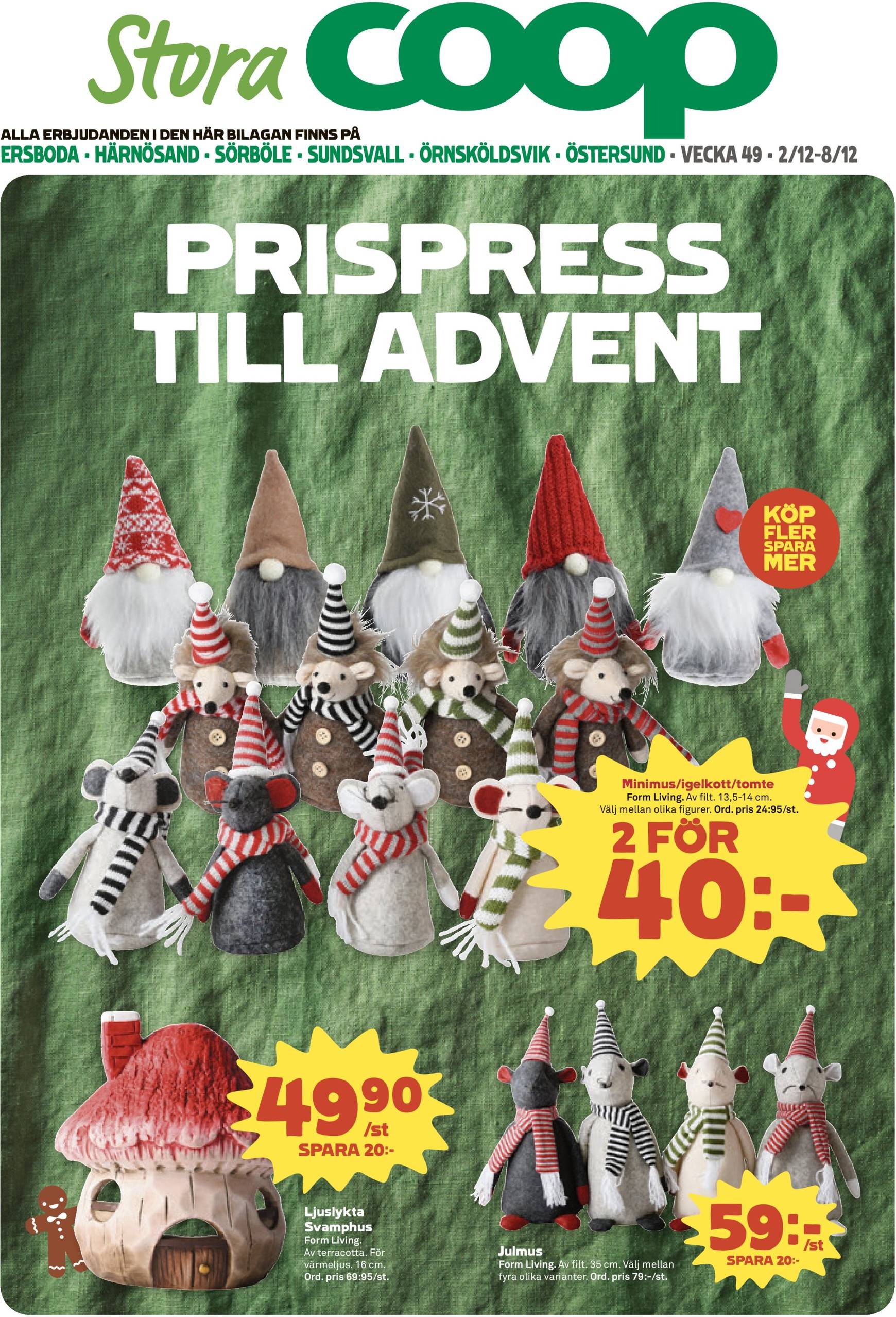 coop - Stora Coop - Ersboda, Tomtebo-reklambladet är giltigt från 02/12 - 08/12 - page: 13