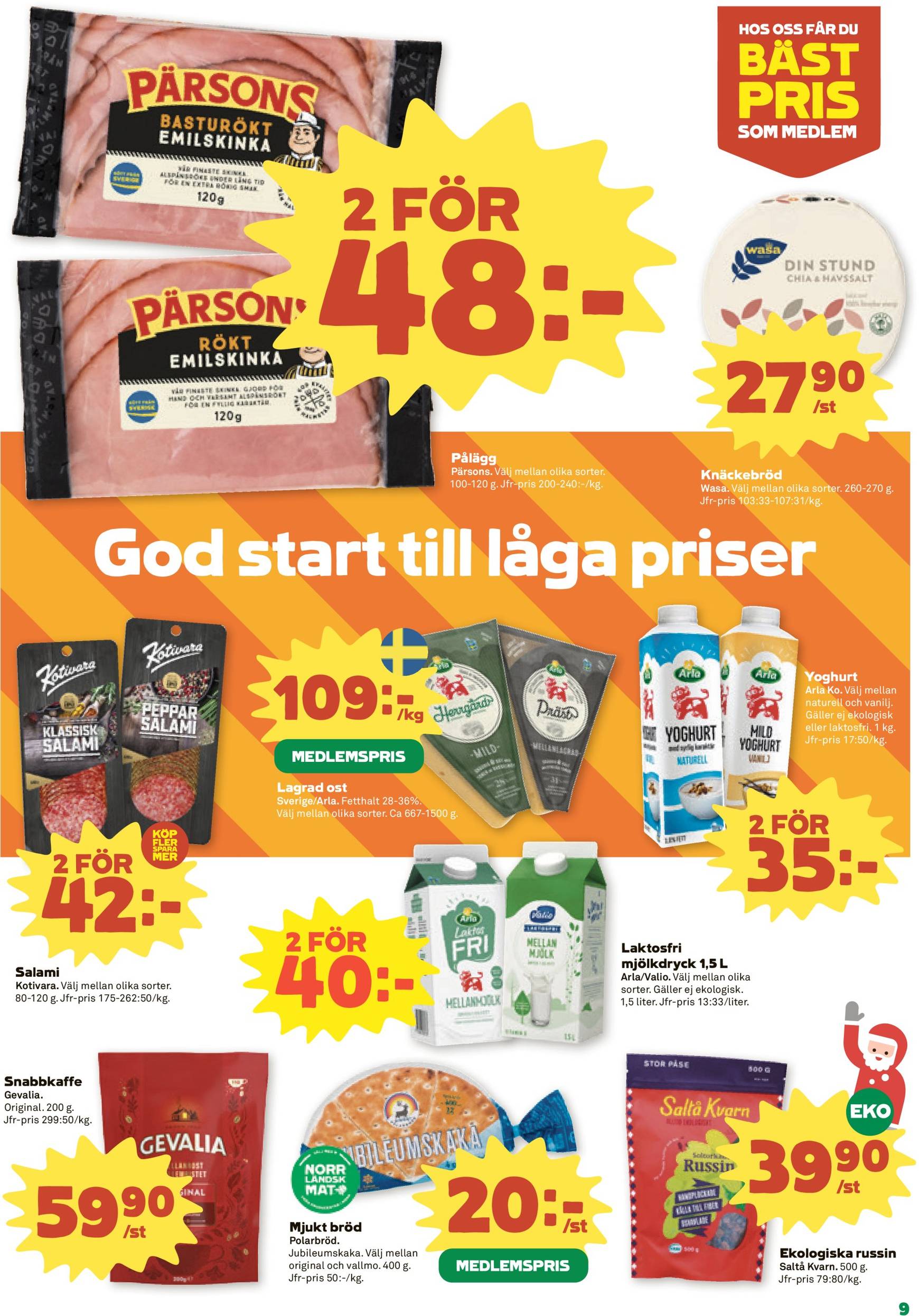 coop - Stora Coop - Ersboda, Tomtebo-reklambladet är giltigt från 02/12 - 08/12 - page: 9