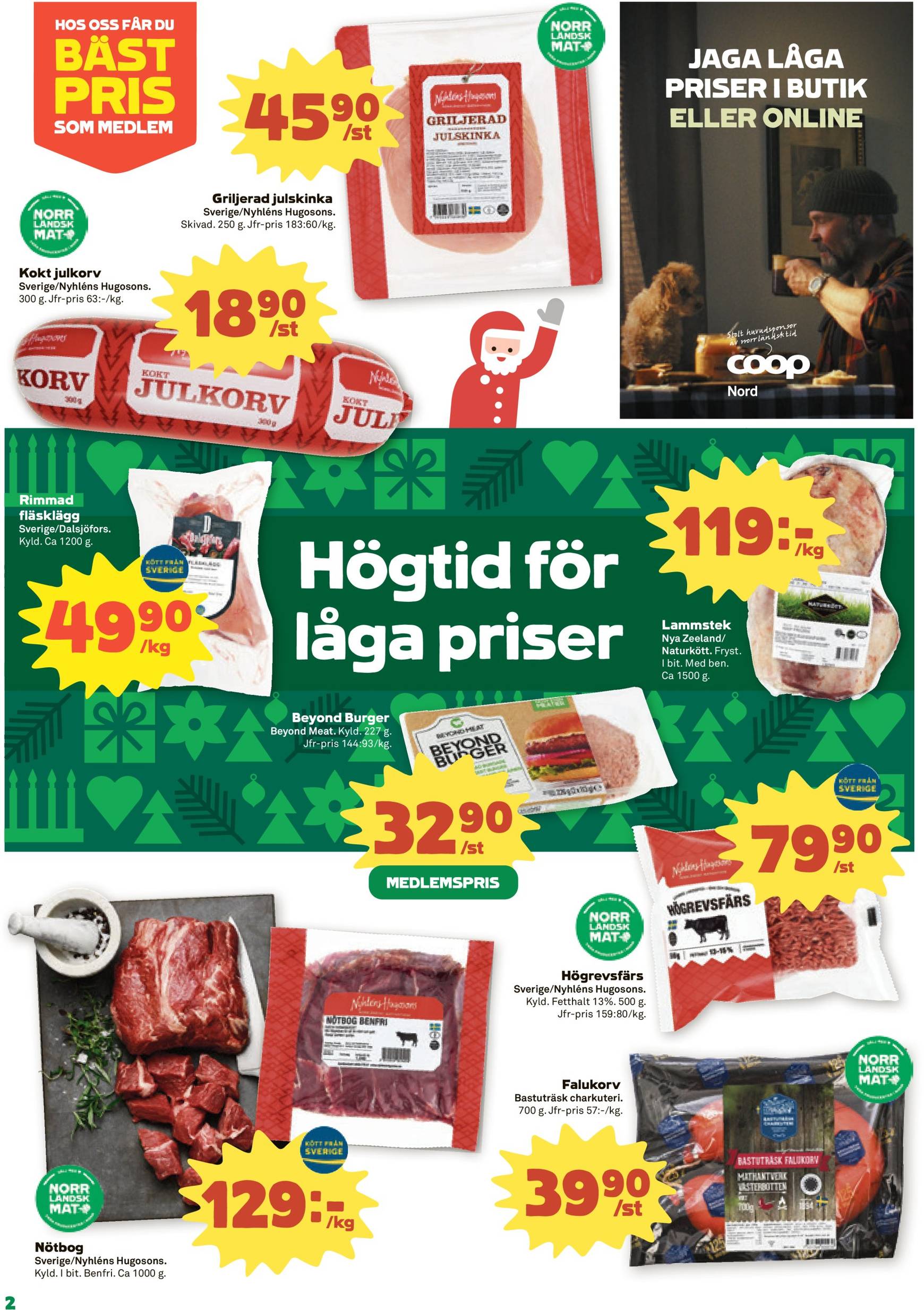 coop - Stora Coop - Ersboda, Tomtebo-reklambladet är giltigt från 02/12 - 08/12 - page: 2