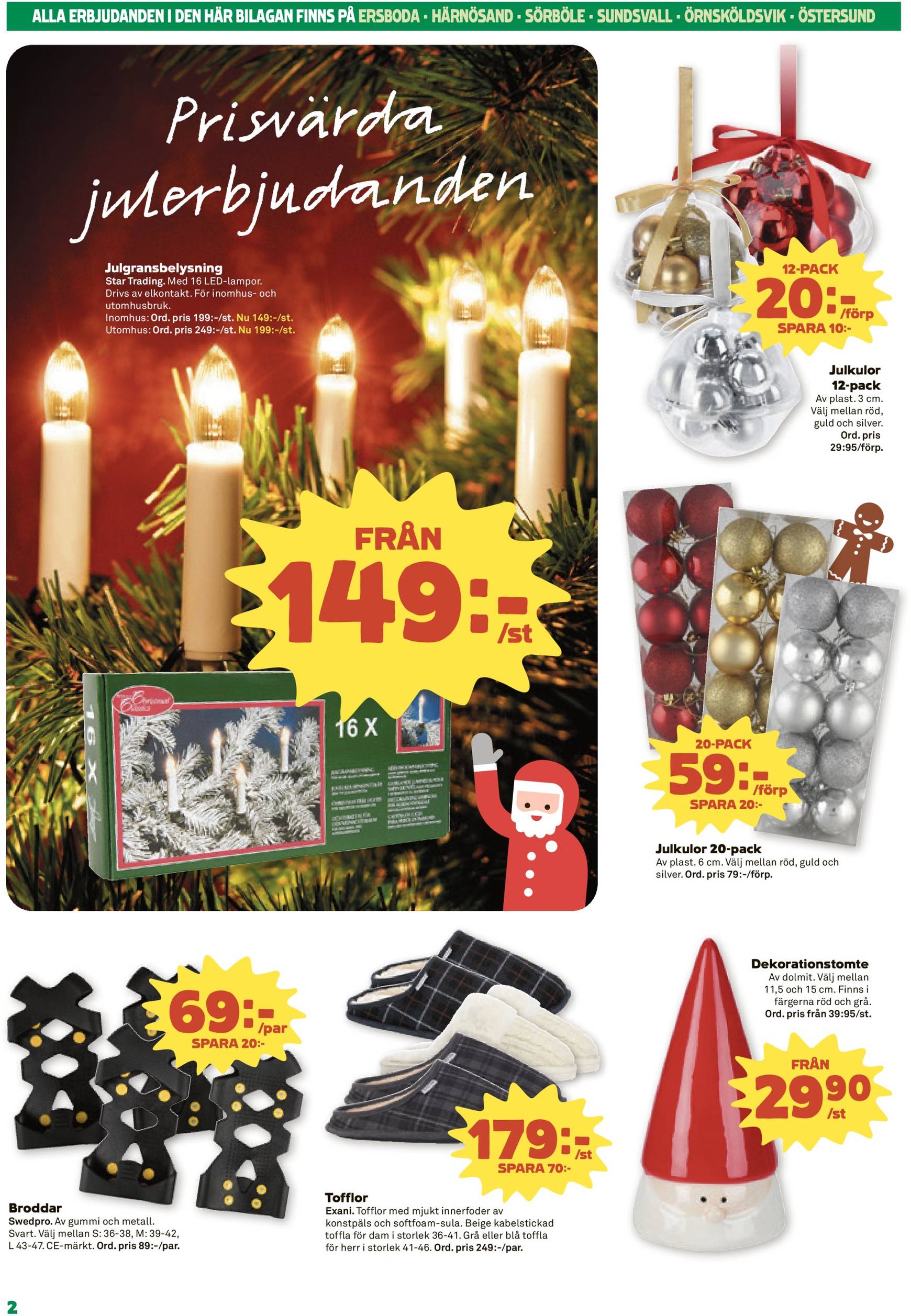 coop - Stora Coop - Ersboda, Tomtebo-reklambladet är giltigt från 02/12 - 08/12 - page: 14